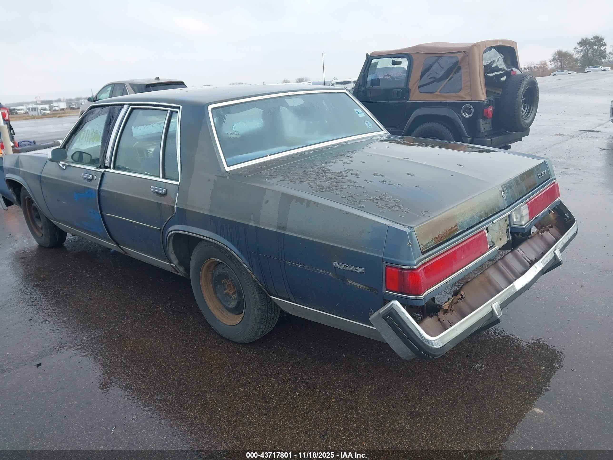 1984 Buick Lesabre Limited Blue vin: 1G4AP69AXEX451347