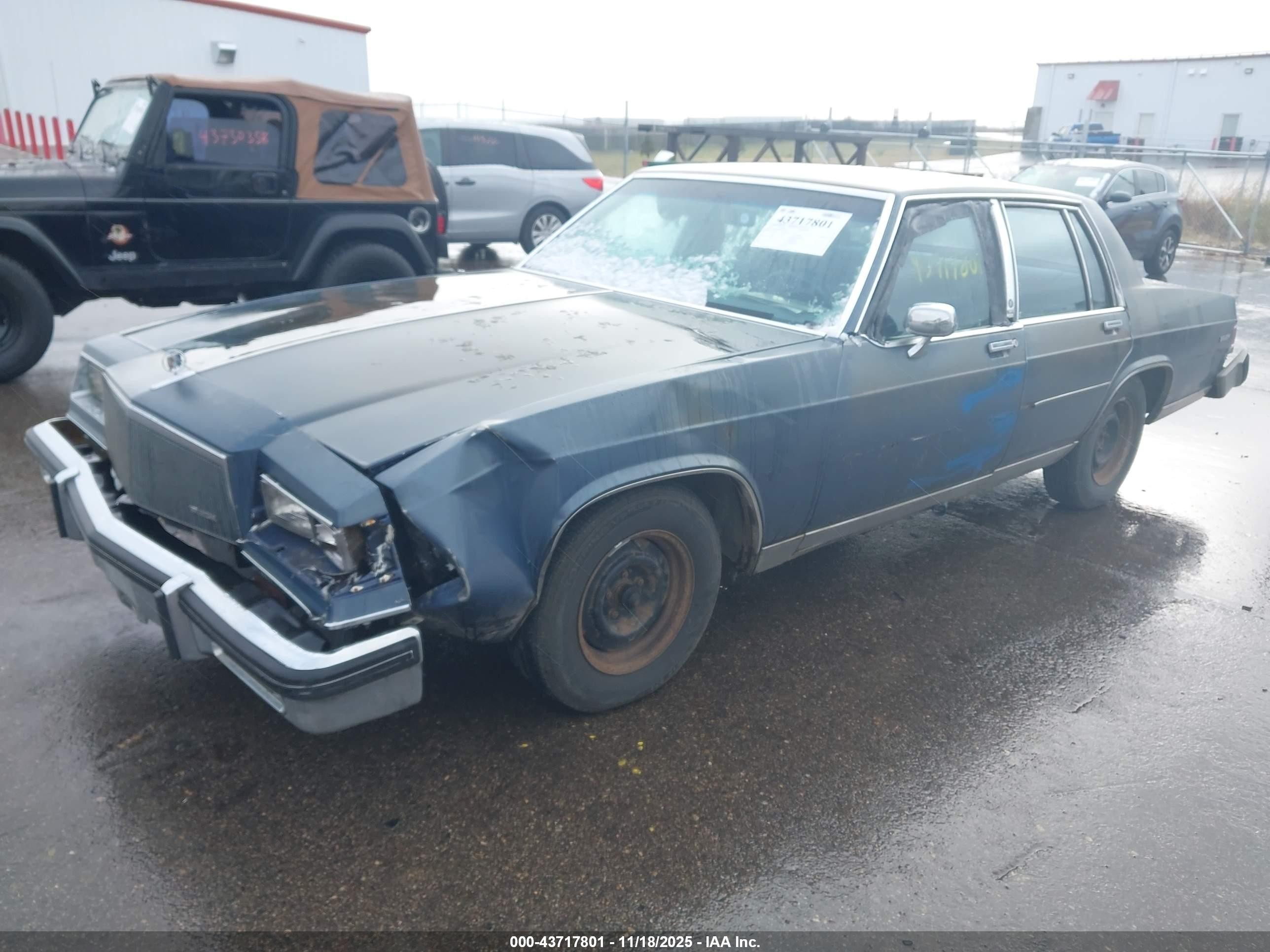 1984 Buick Lesabre Limited Blue vin: 1G4AP69AXEX451347