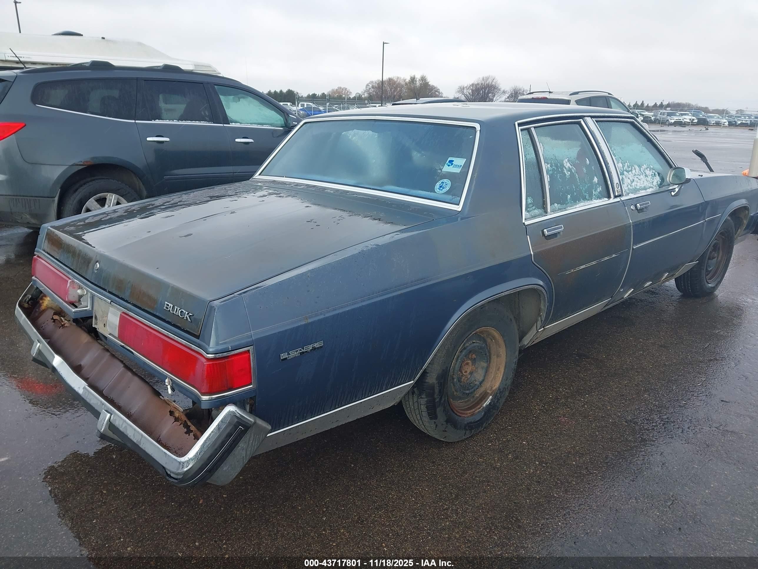 1984 Buick Lesabre Limited Blue vin: 1G4AP69AXEX451347