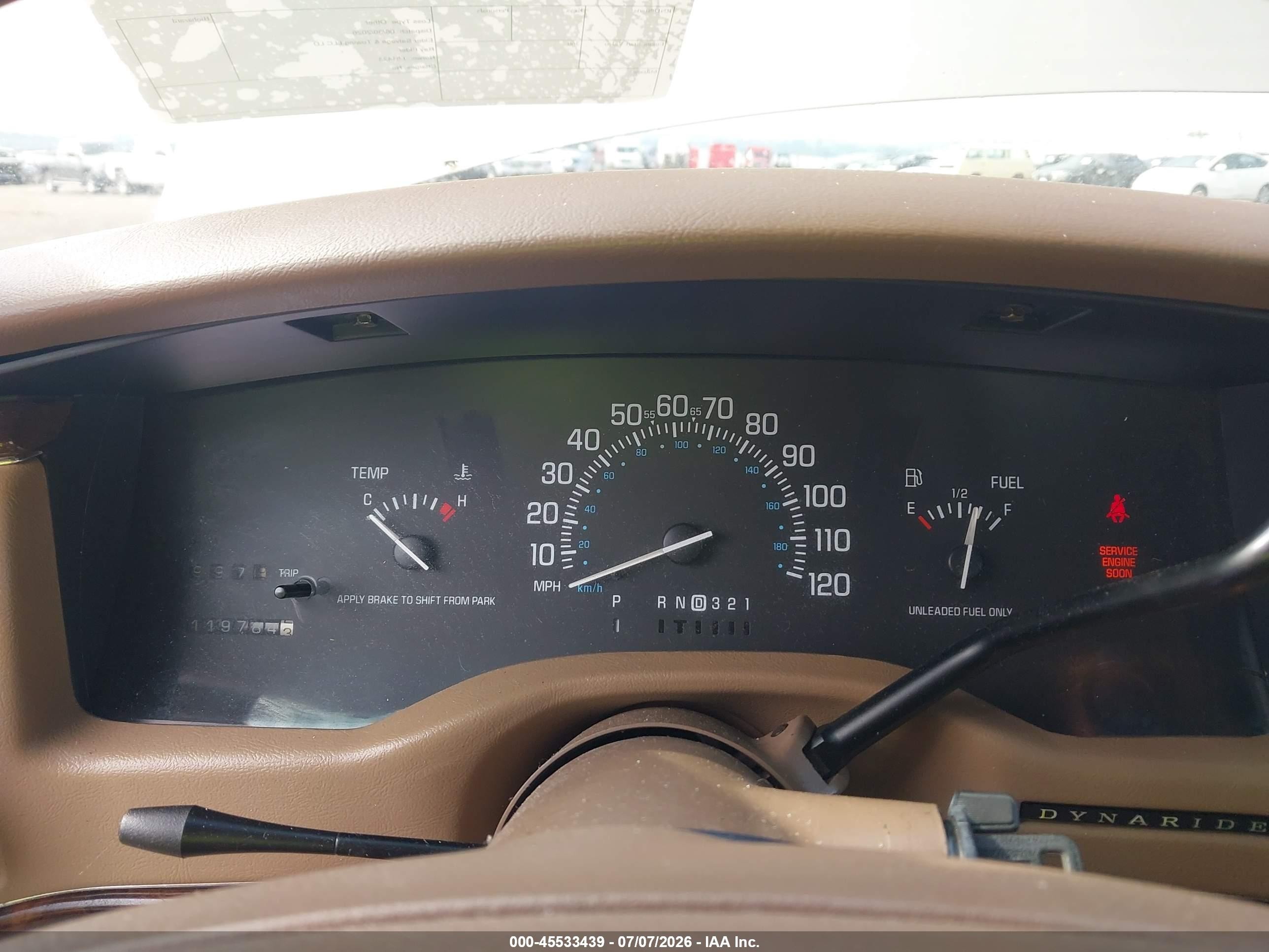 1994 Buick Roadmaster   Gold vin: 1G4BN52P3RR414038