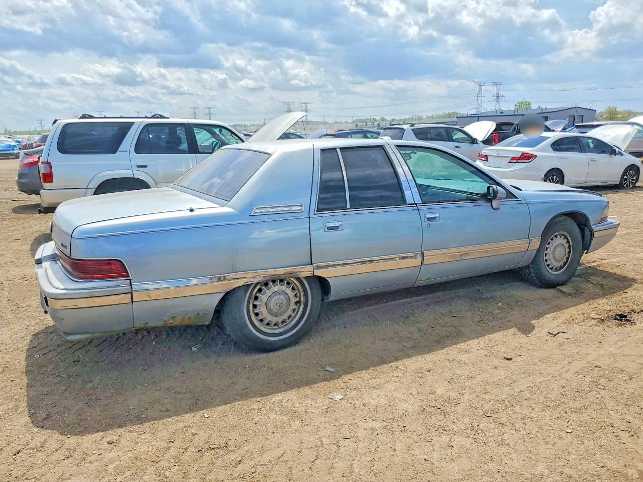 1994 Buick Roadmaster Blue vin: 1G4BN52P6RR422487