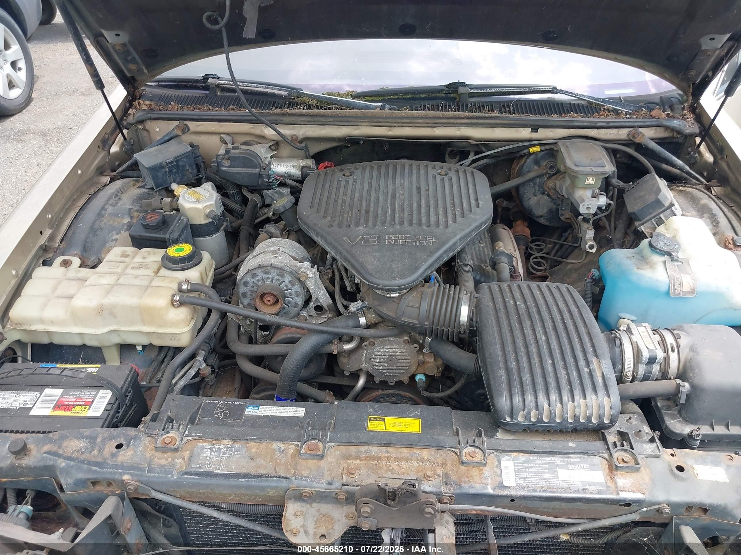 1994 Buick Roadmaster   Champagne vin: 1G4BN52PXRR420144