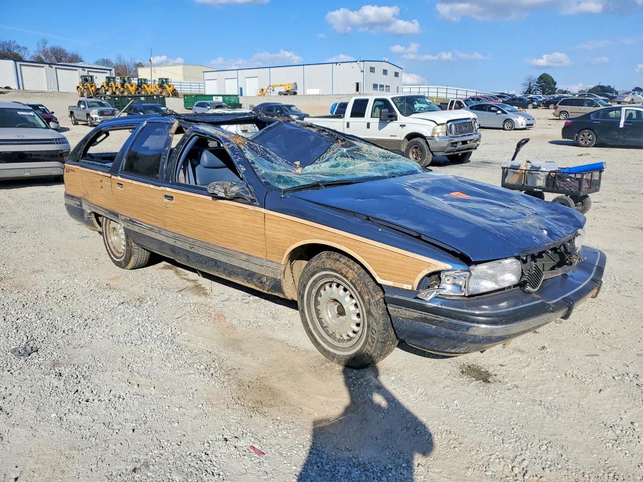 1996 Buick Roadmaster Base Blue vin: 1G4BR82P1TR418487