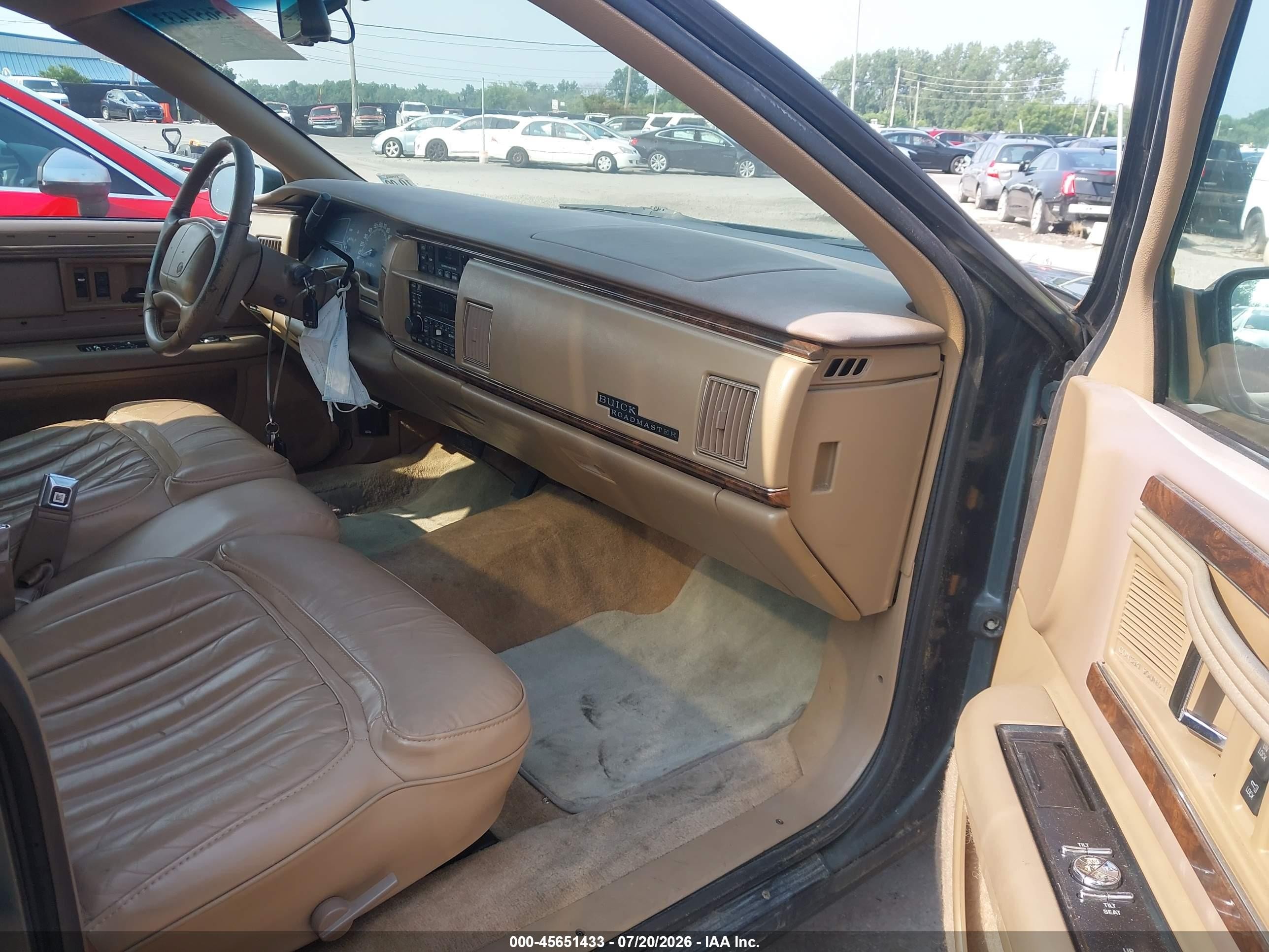 1995 Buick Roadmaster Estate Green vin: 1G4BR82P2SR407433