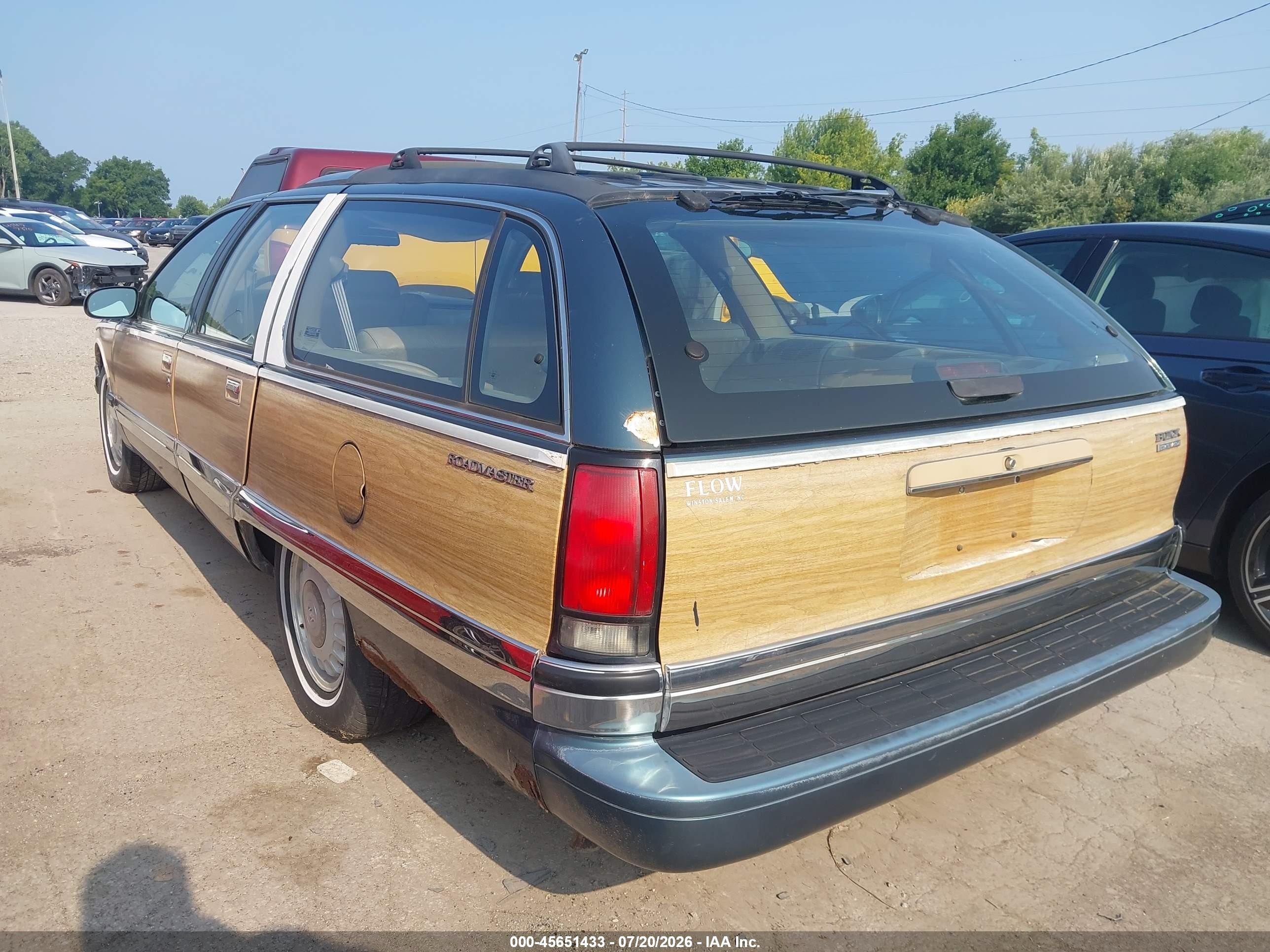 1995 Buick Roadmaster Estate Green vin: 1G4BR82P2SR407433
