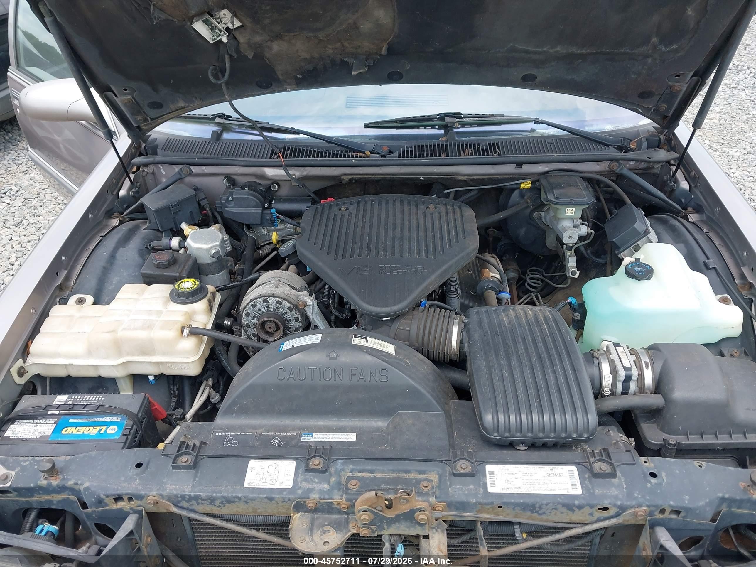1996 Buick Roadmaster Limited Silver vin: 1G4BT52P0TR404256