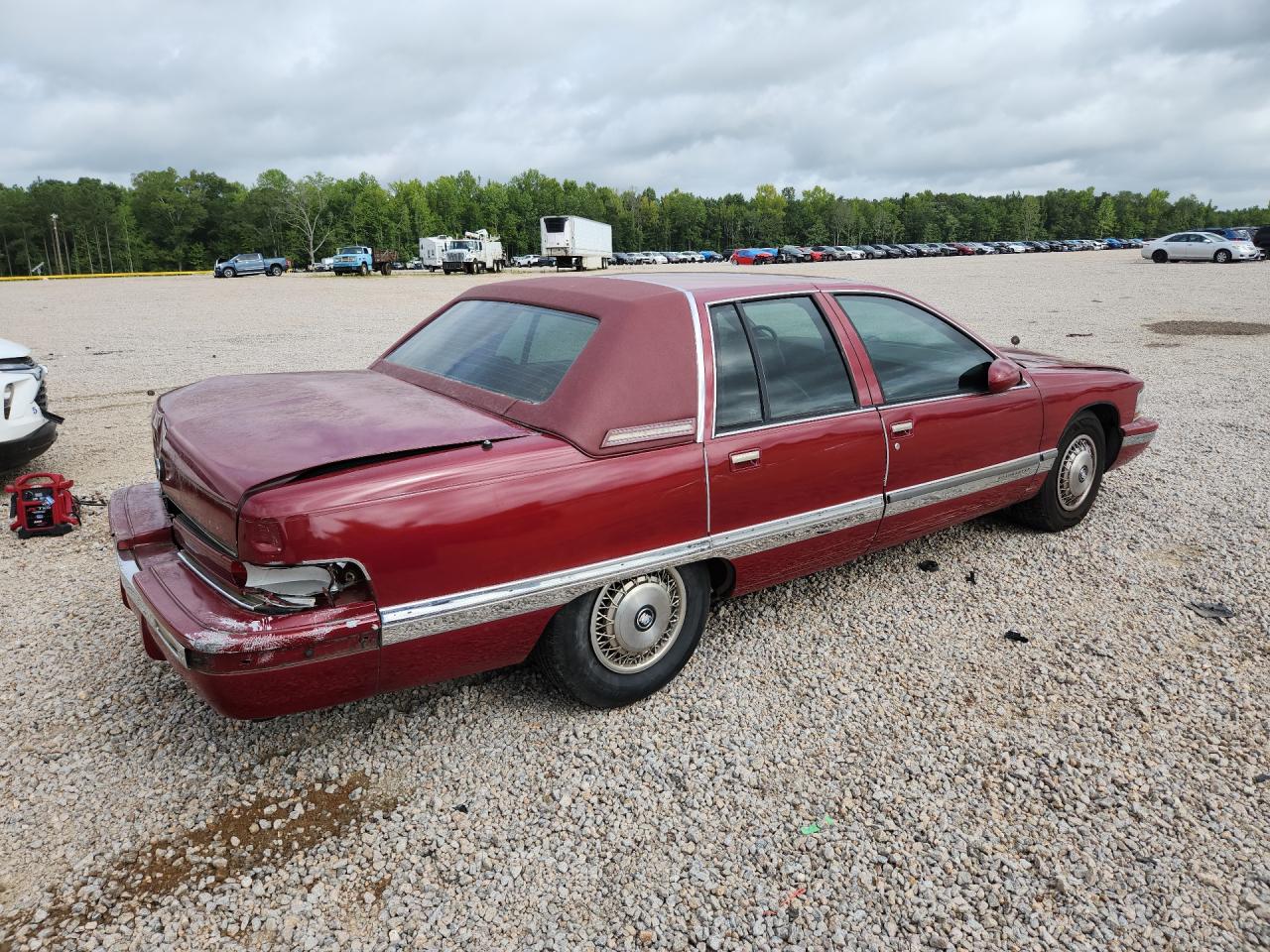 1996 Buick Roadmaster Limited Burgundy vin: 1G4BT52P1TR416111