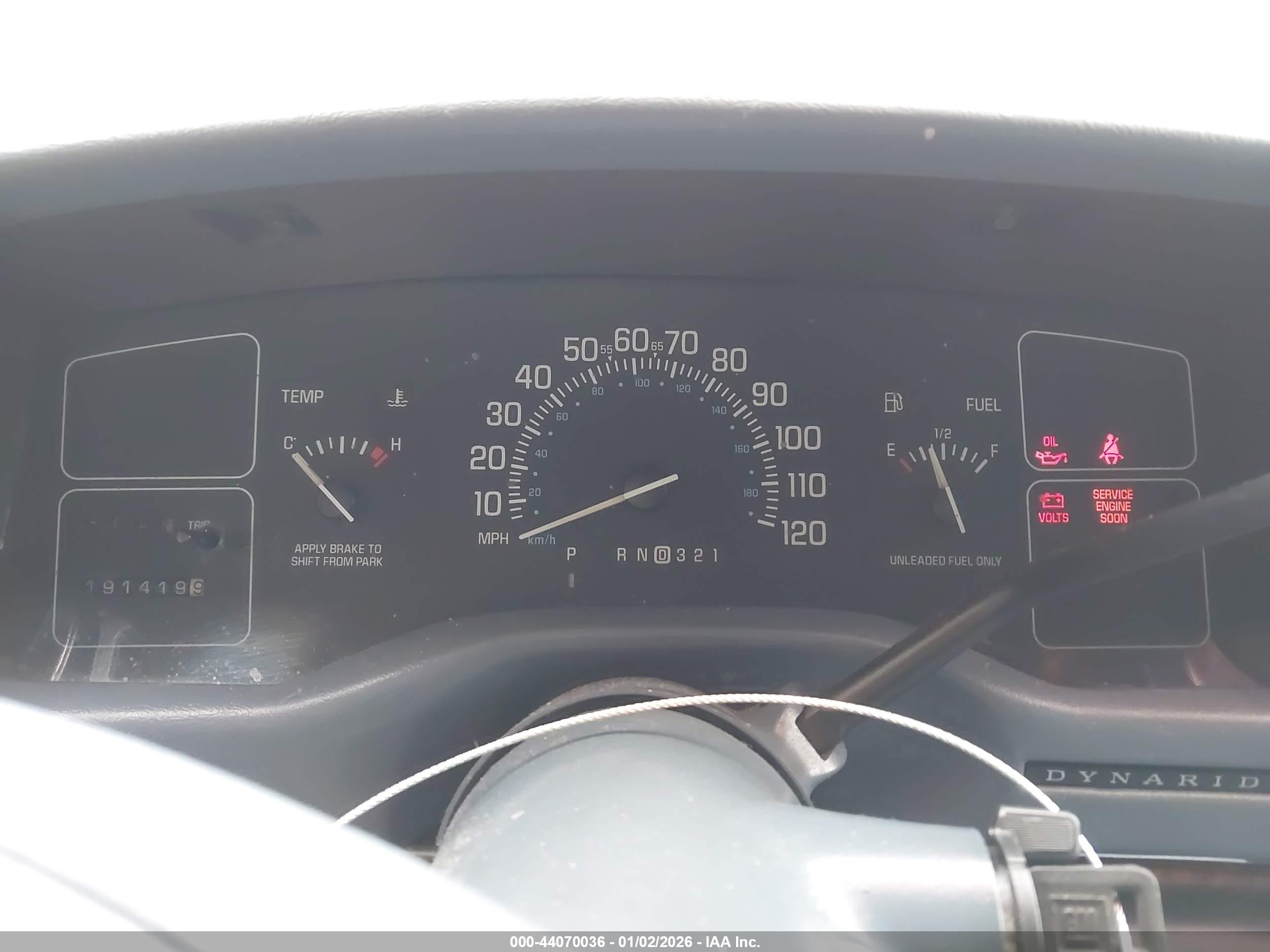 1994 Buick Roadmaster Limited White vin: 1G4BT52P3RR430889