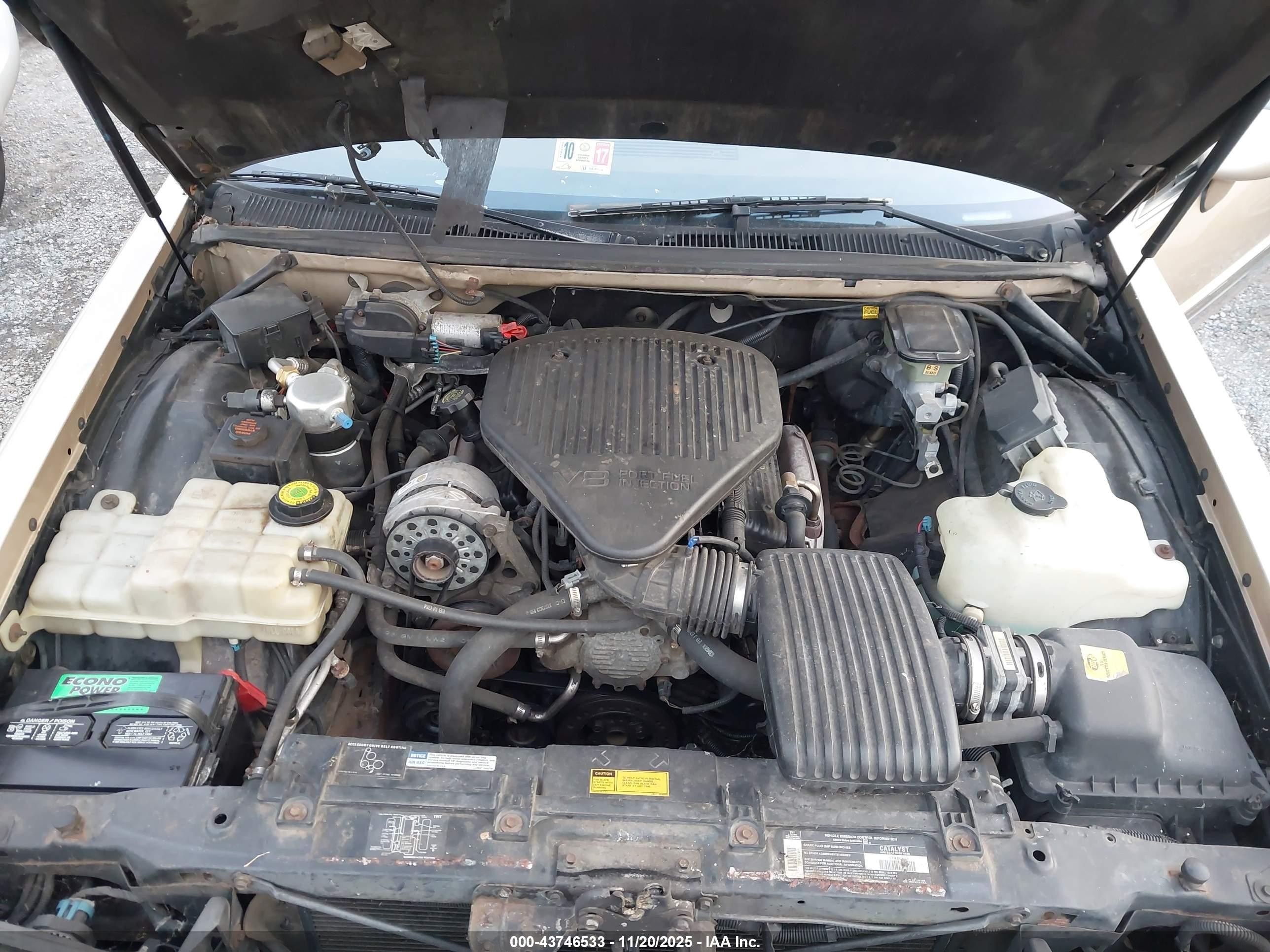 1994 Buick Roadmaster Limited Gold vin: 1G4BT52P5RR409042