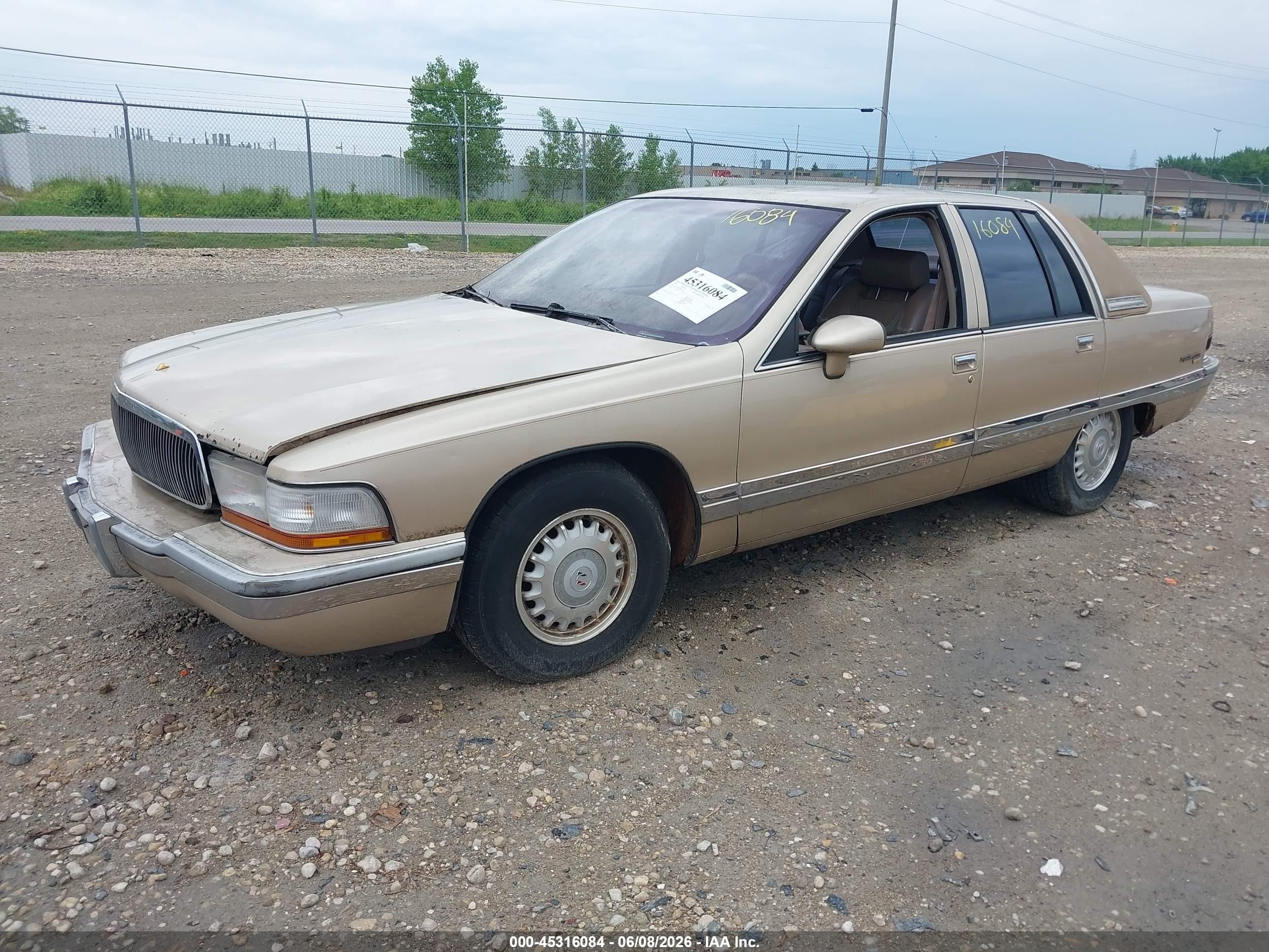1994 Buick Roadmaster Limited Gold vin: 1G4BT52P6RR401774