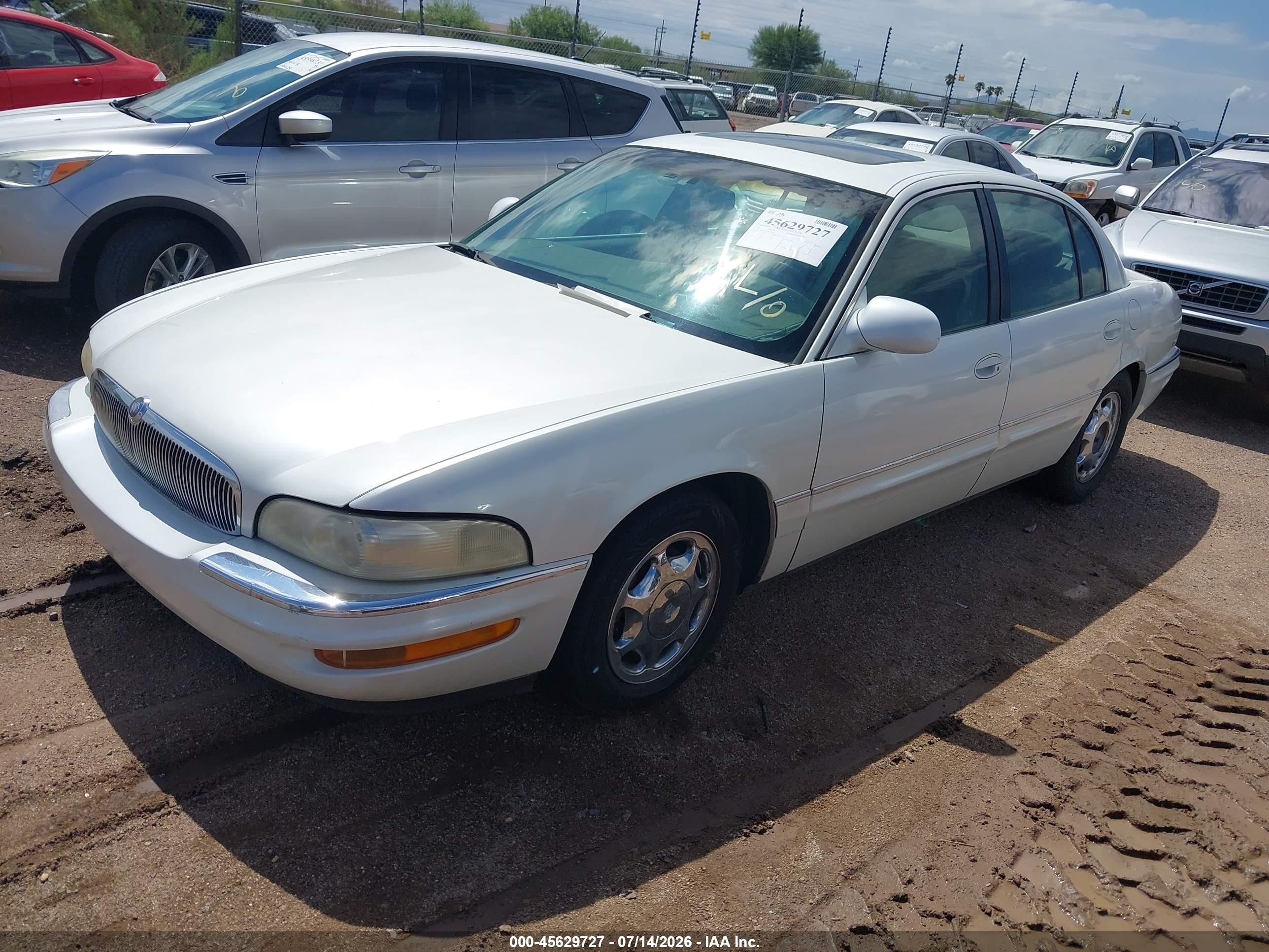 1999 Buick Park Avenue Ultra Кремовый vin: 1G4CU5216X4650938