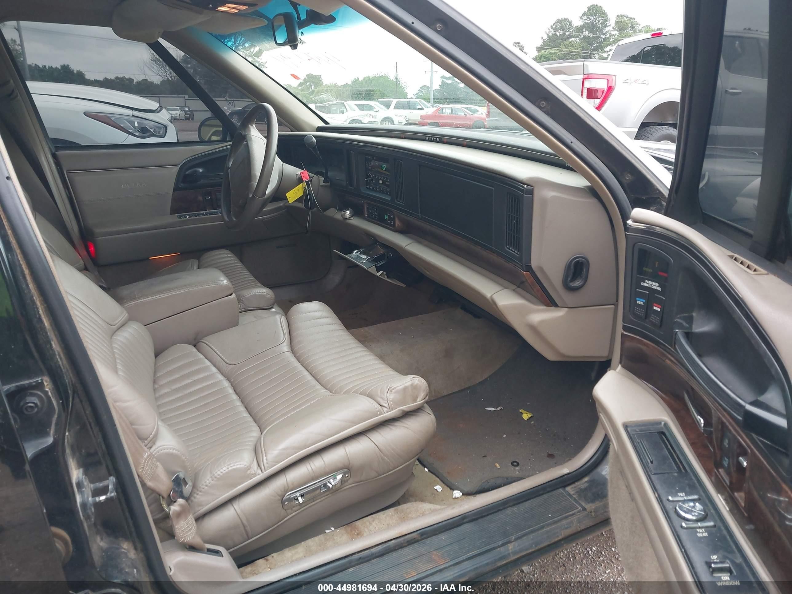 1996 Buick Park Avenue Ultra Black vin: 1G4CU521XTH600952