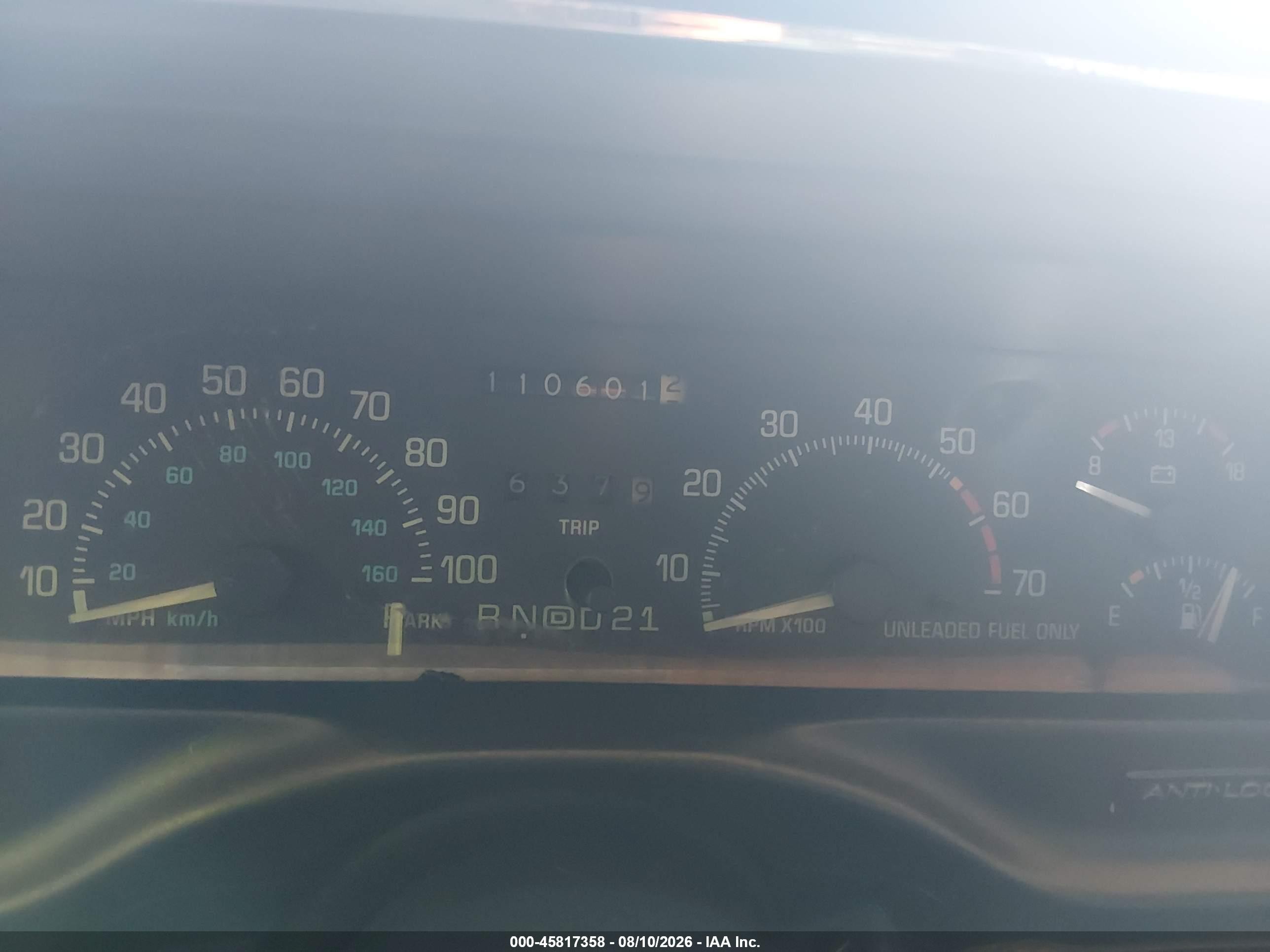 1991 Buick Park Avenue Ultra Blue vin: 1G4CU53L3M1633267