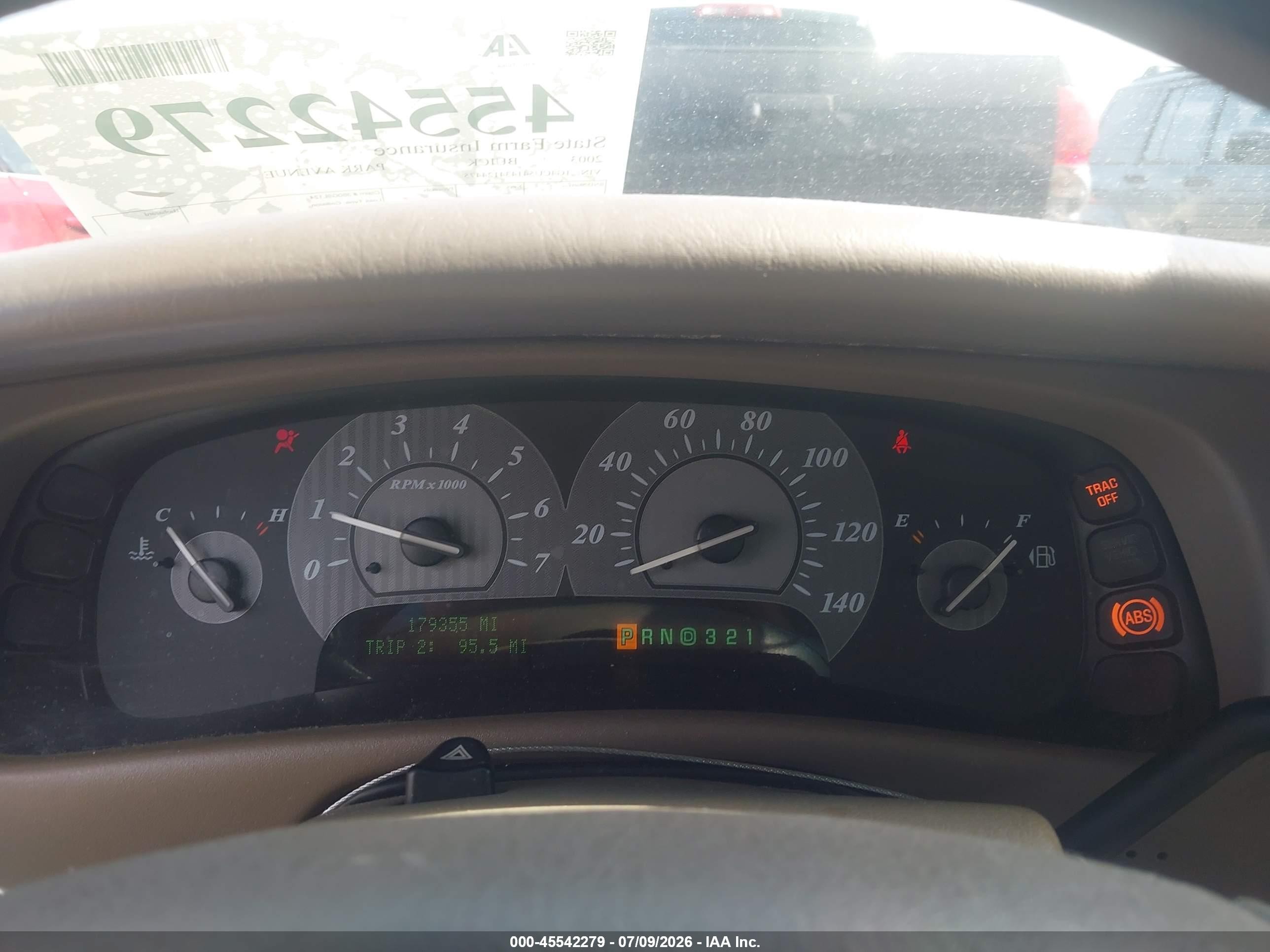 2003 Buick Park Avenue Ultra Gray vin: 1G4CU541434124475