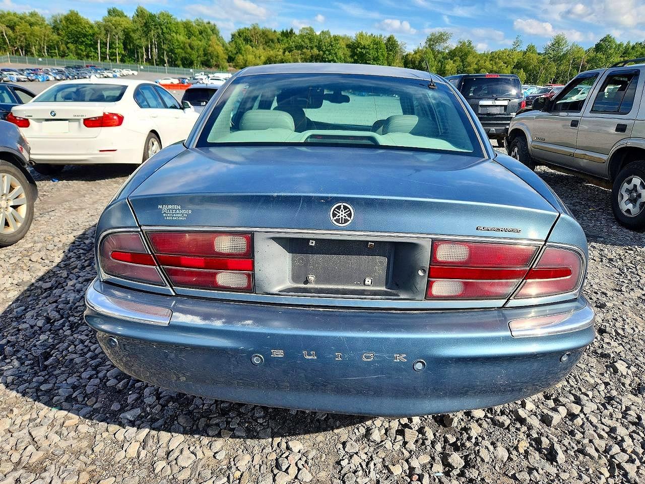 2001 Buick Park Avenue Ultra Blue vin: 1G4CU541514136700