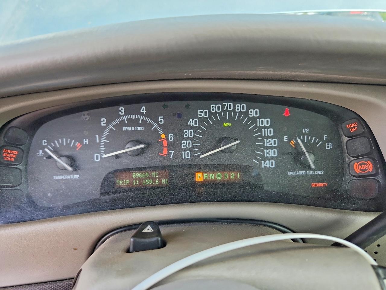 2001 Buick Park Avenue Ultra Blue vin: 1G4CU541514136700