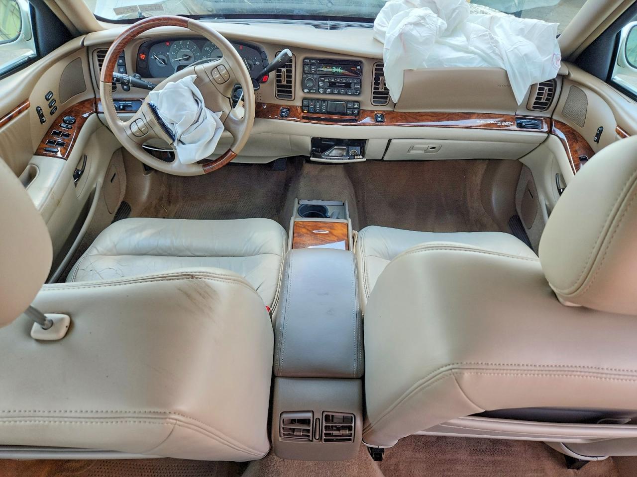 2005 Buick Park Avenue Ultra White vin: 1G4CU541554100348