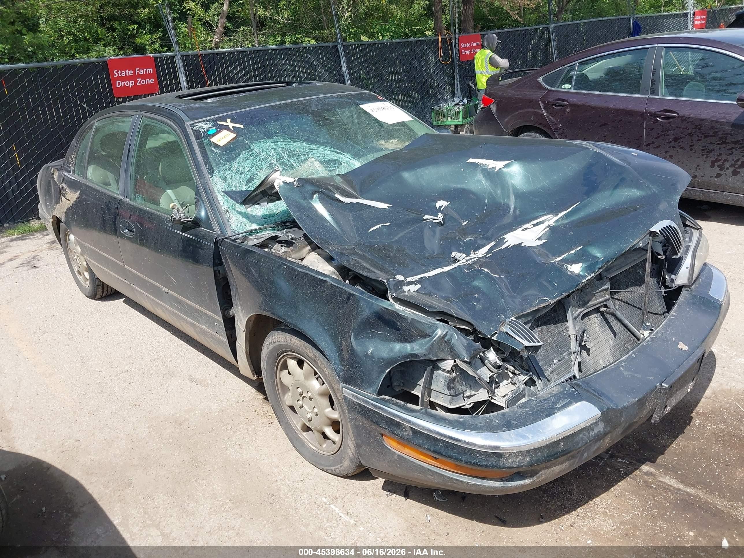 2001 Buick Park Avenue Ultra Green vin: 1G4CU541614256120