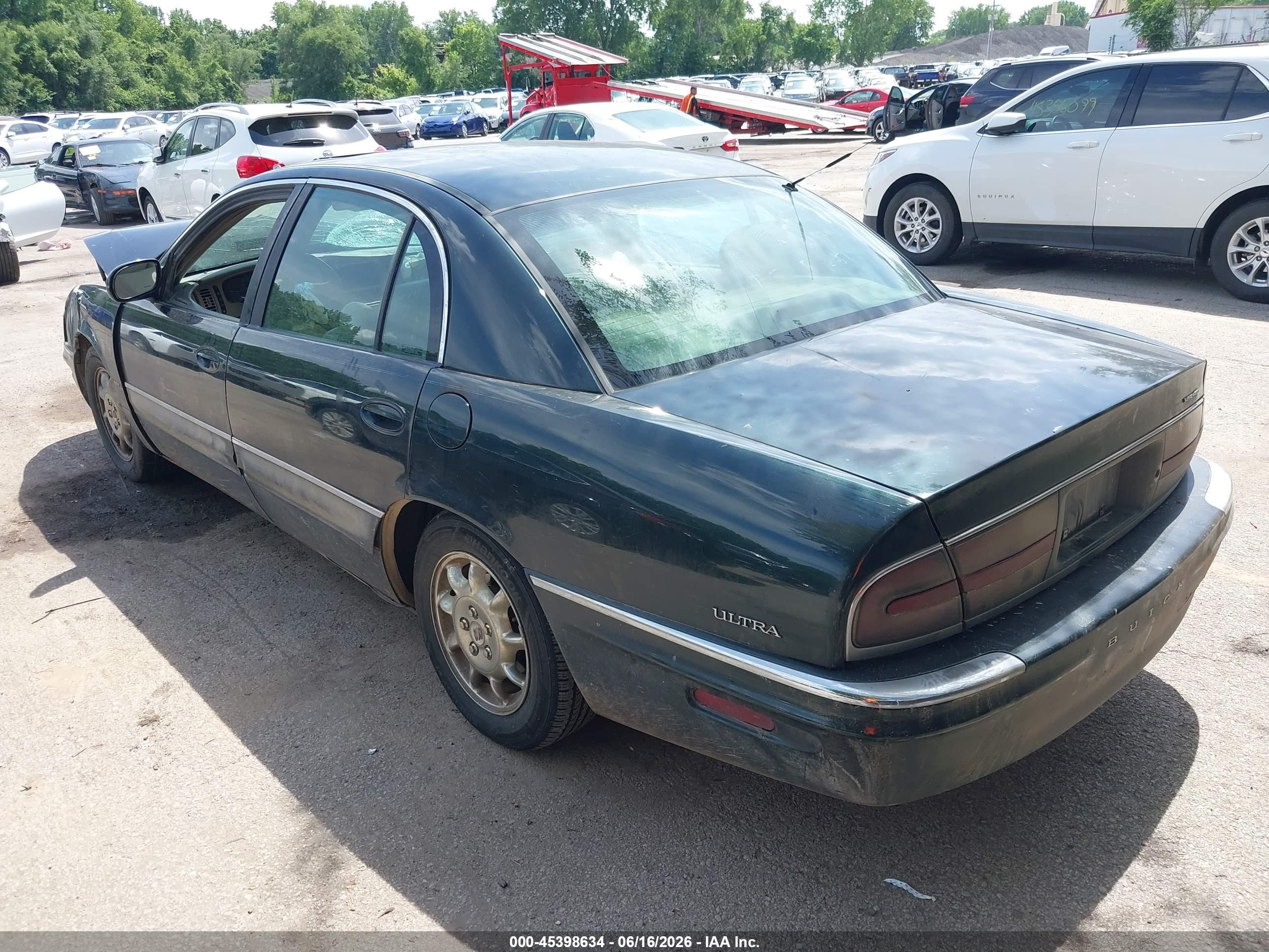 2001 Buick Park Avenue Ultra Зеленый vin: 1G4CU541614256120