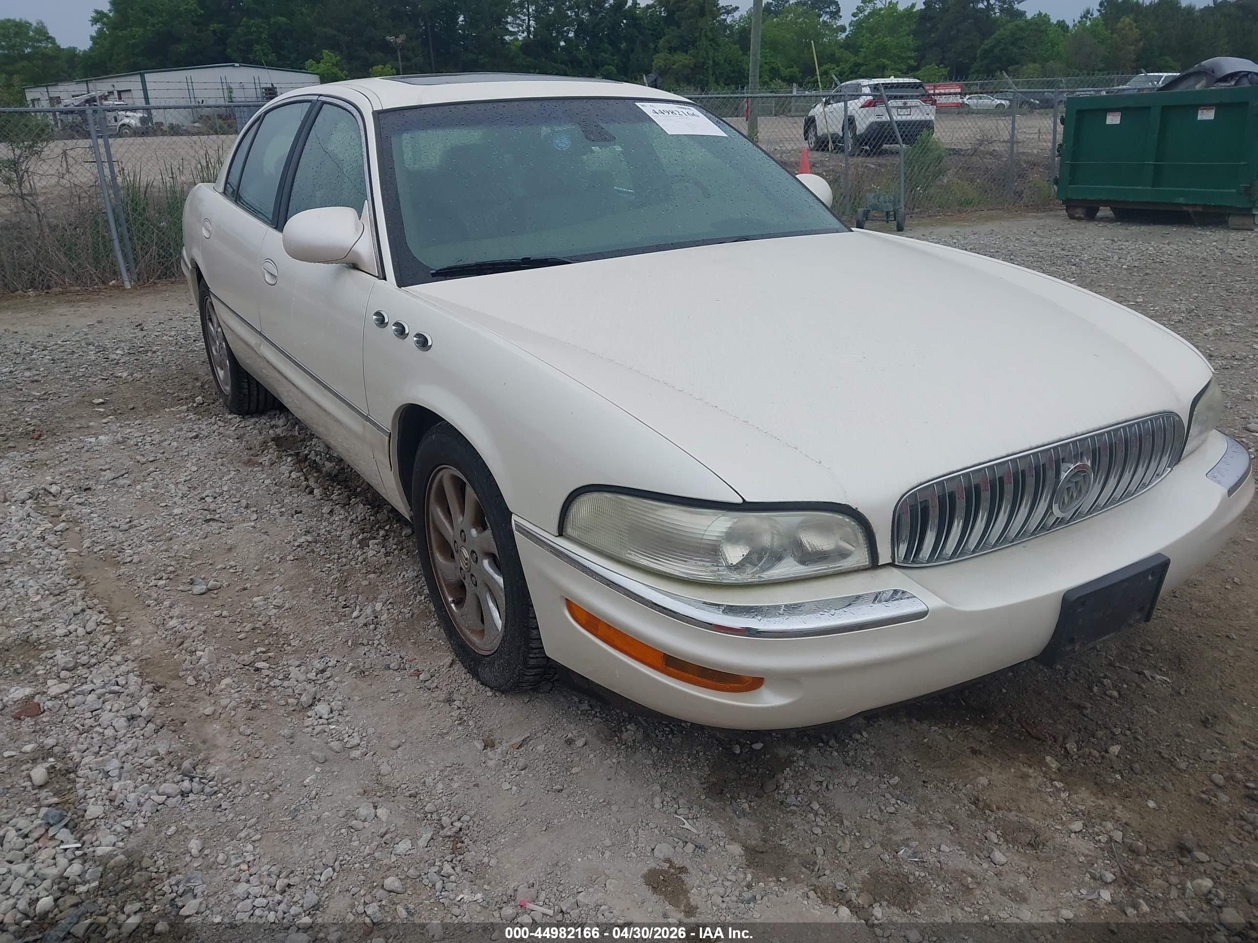 2003 Buick Park Avenue Ultra White vin: 1G4CU541734150911