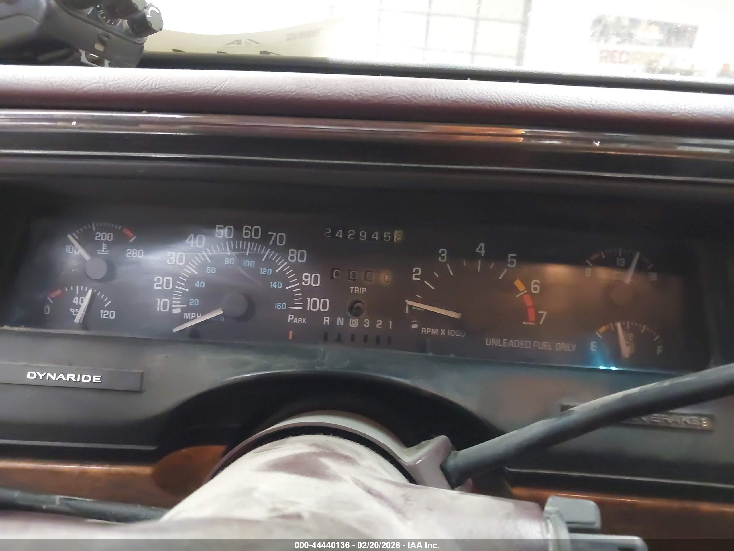 1995 Buick Park Avenue   Maroon vin: 1G4CW52K0SH648672