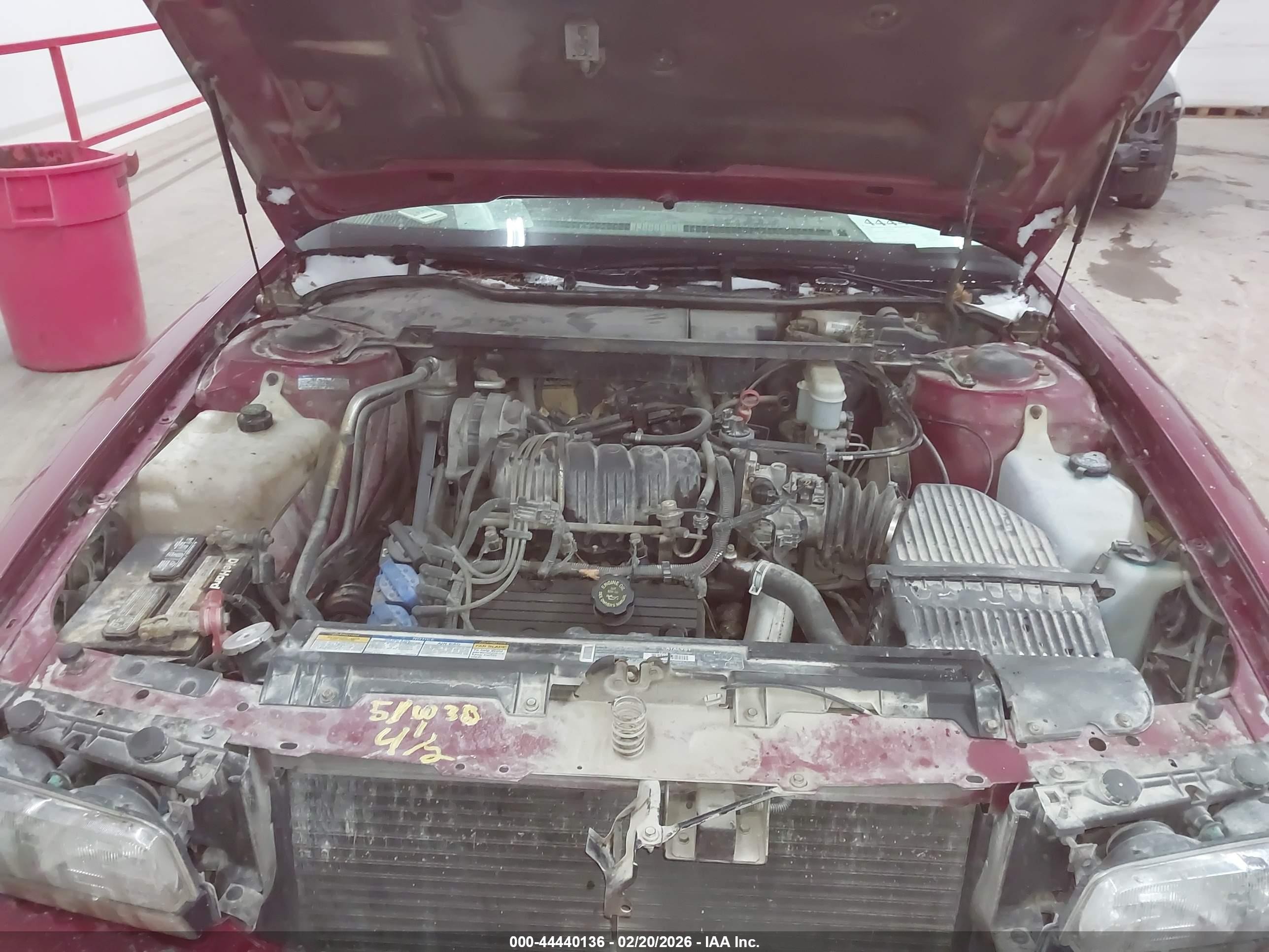 1995 Buick Park Avenue   Maroon vin: 1G4CW52K0SH648672