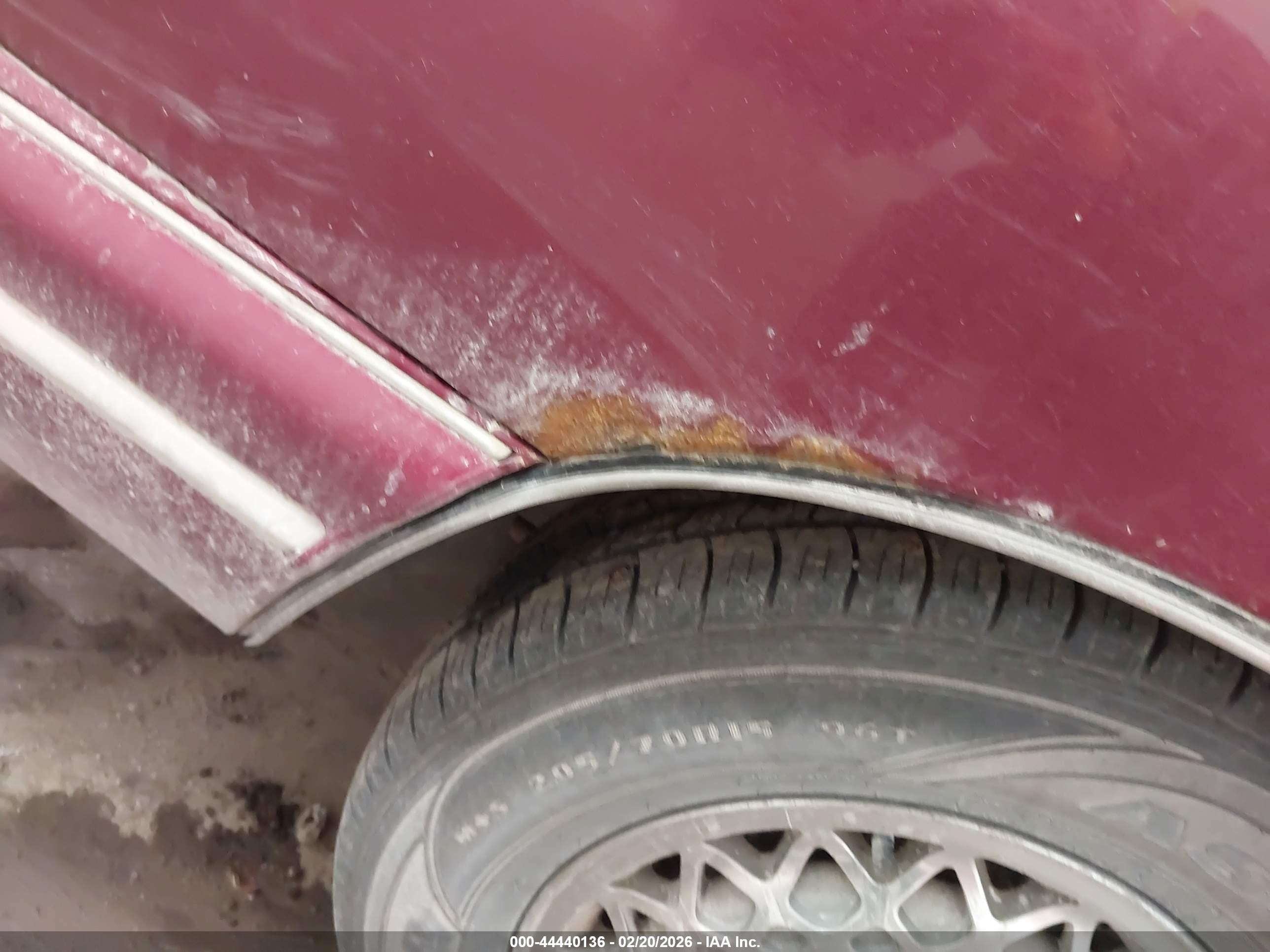 1995 Buick Park Avenue   Maroon vin: 1G4CW52K0SH648672