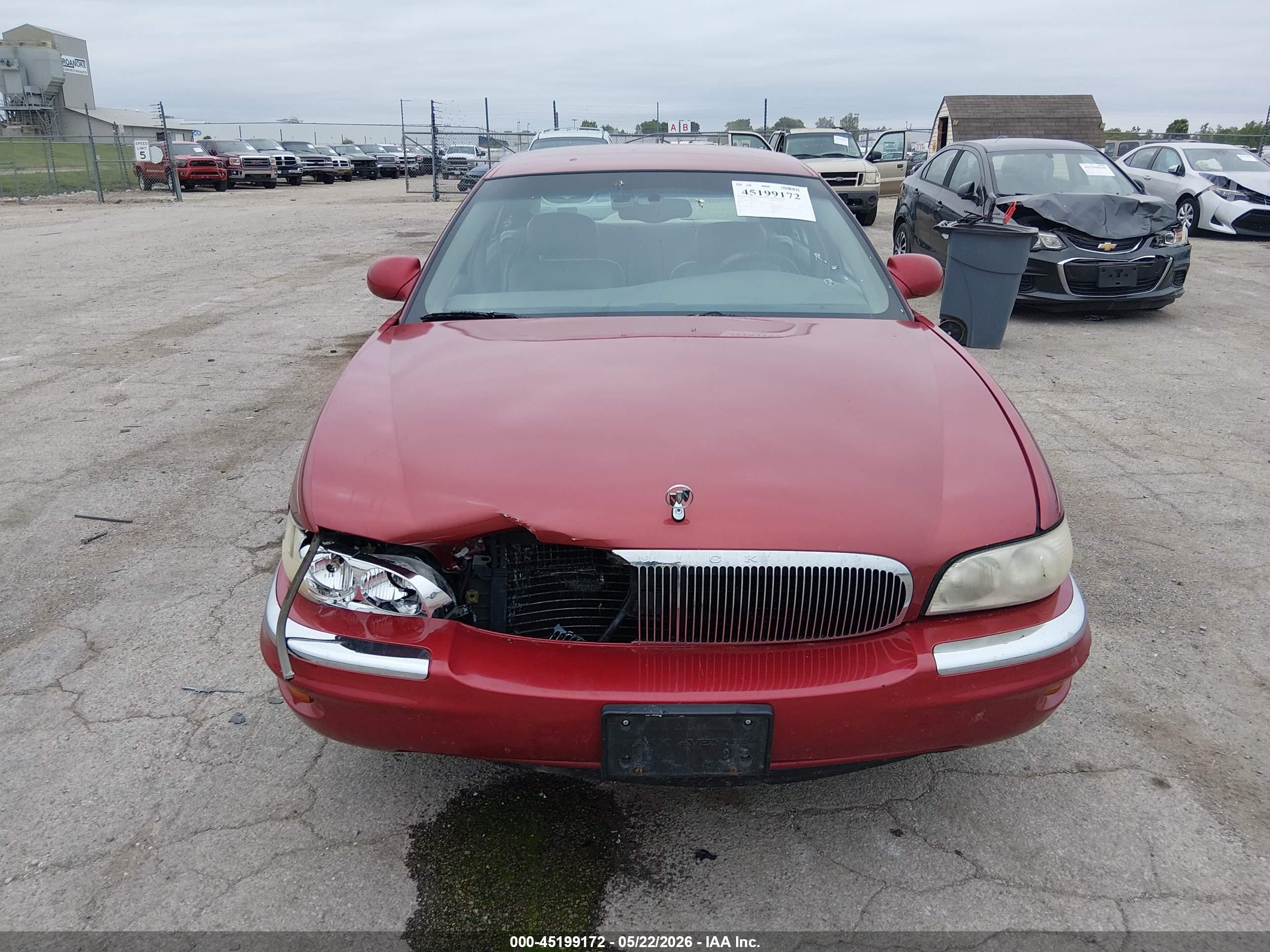 1999 Buick Park Avenue   Red vin: 1G4CW52K0X4645172