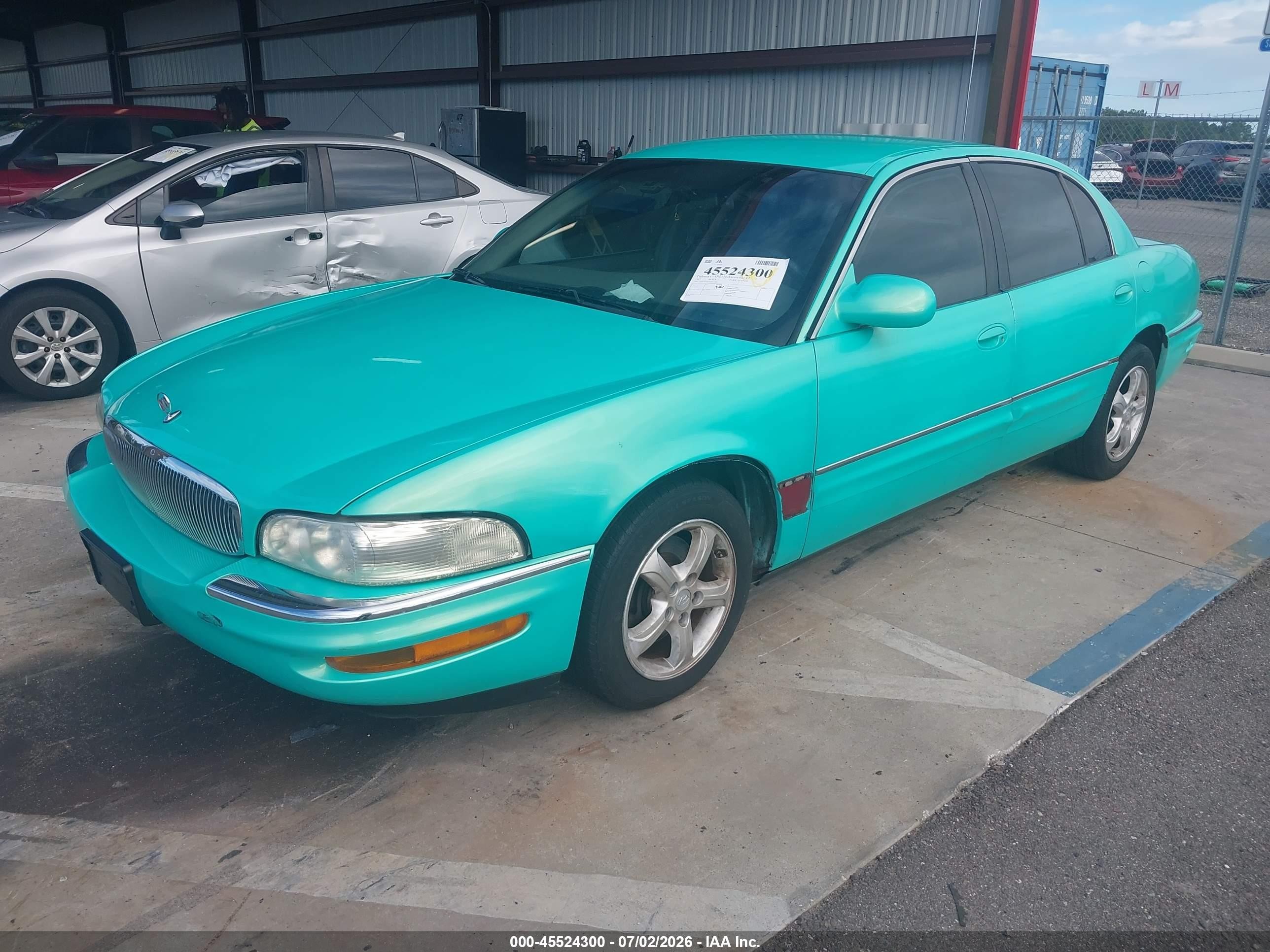 1997 Buick Park Avenue   Teal vin: 1G4CW52K1V4611996