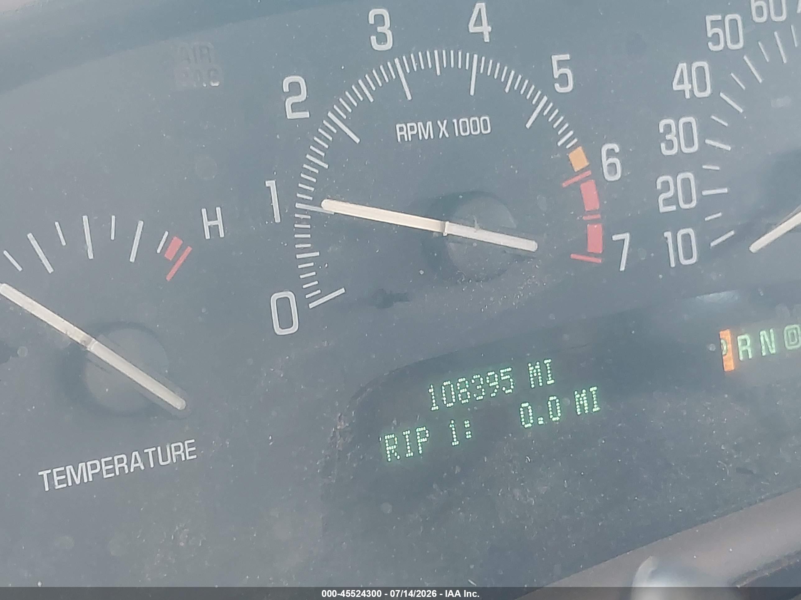 1997 Buick Park Avenue   Teal vin: 1G4CW52K1V4611996