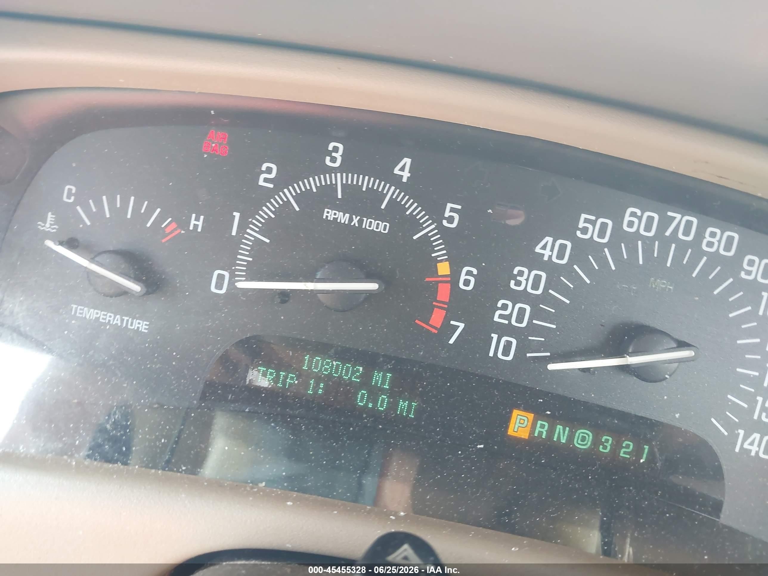 2000 Buick Park Avenue   Gold vin: 1G4CW52K1Y4145233