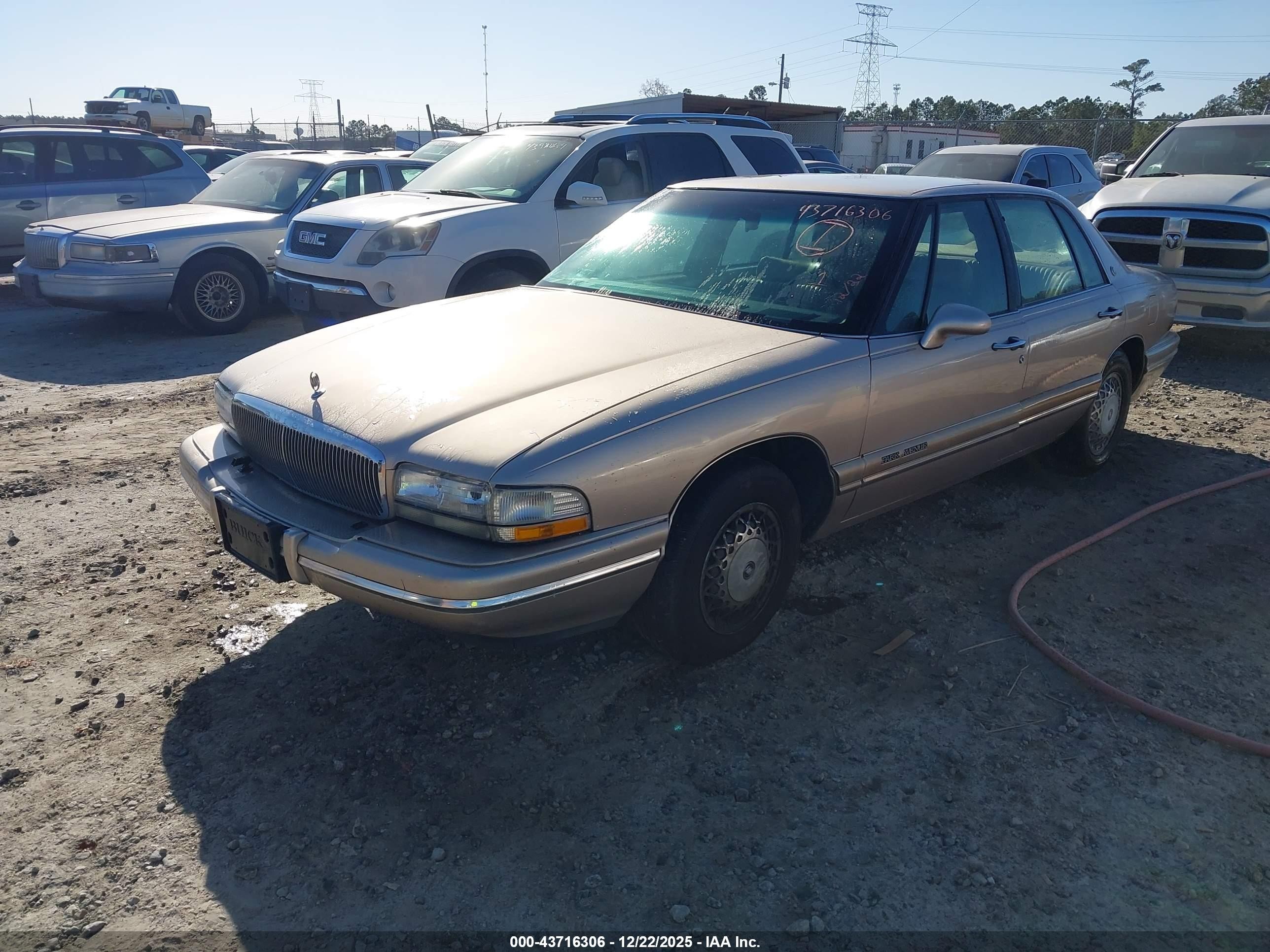 1995 Buick Park Avenue   Коричневый vin: 1G4CW52K2SH660922