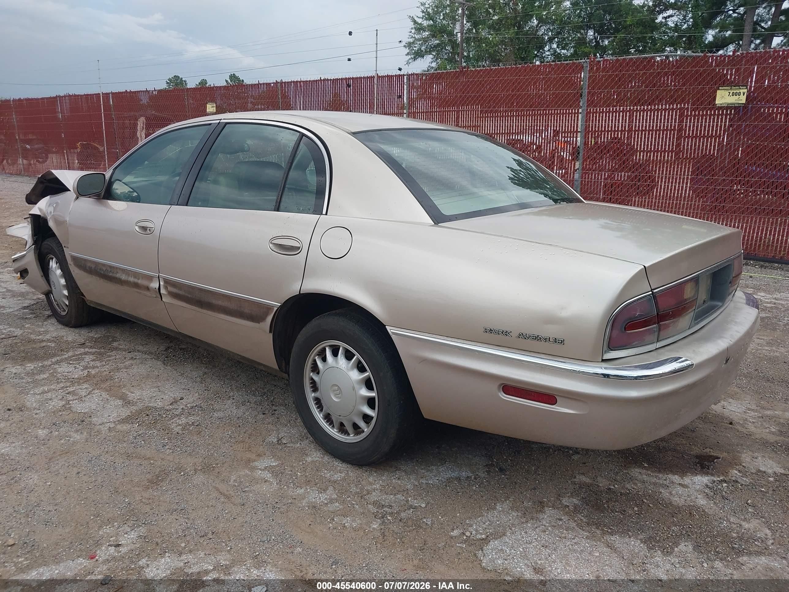 1999 Buick Park Avenue   Tan vin: 1G4CW52K2X4639549
