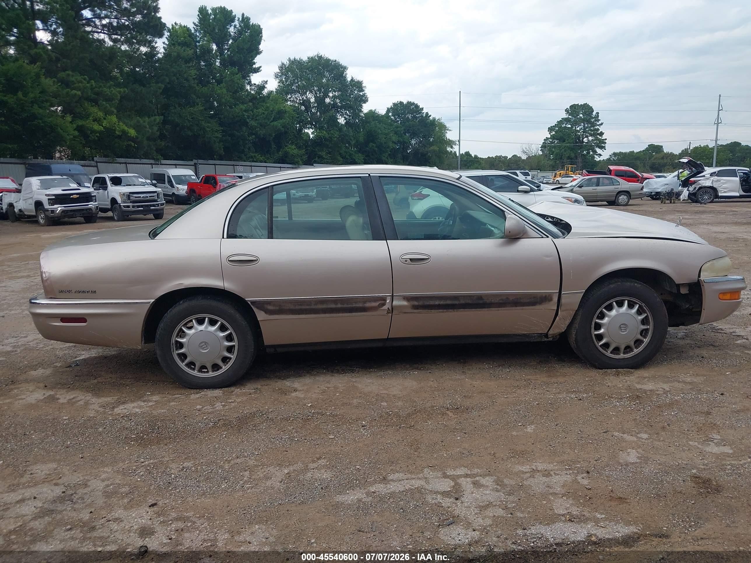 1999 Buick Park Avenue   Tan vin: 1G4CW52K2X4639549