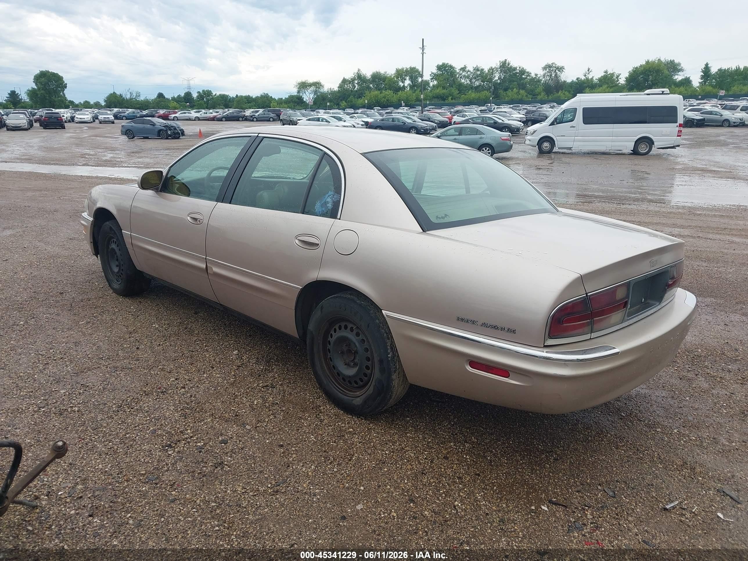1998 Buick Park Avenue   Tan vin: 1G4CW52K3W4660473