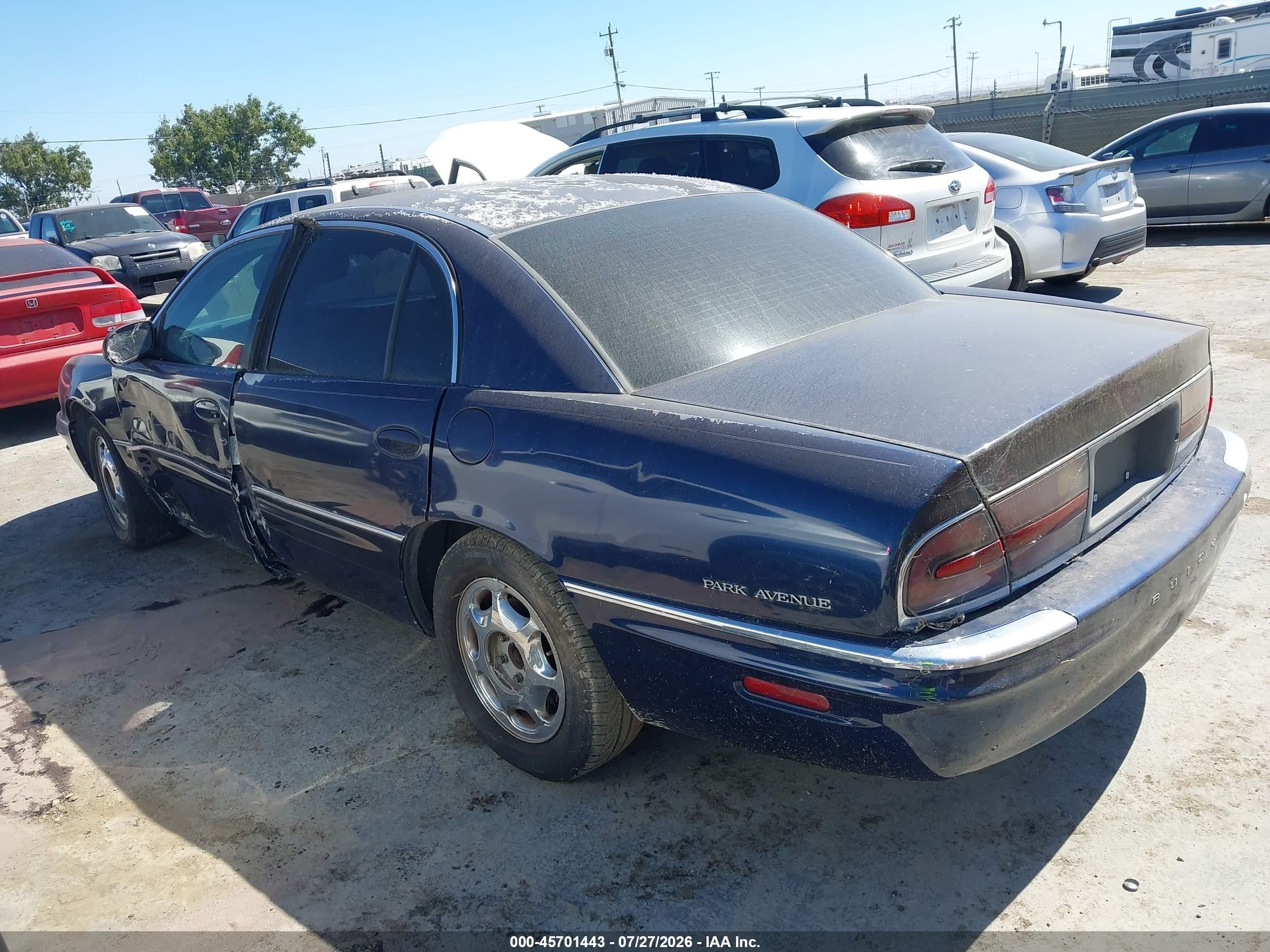 1999 Buick Park Avenue Sg Blue vin: 1G4CW52K3X4649989