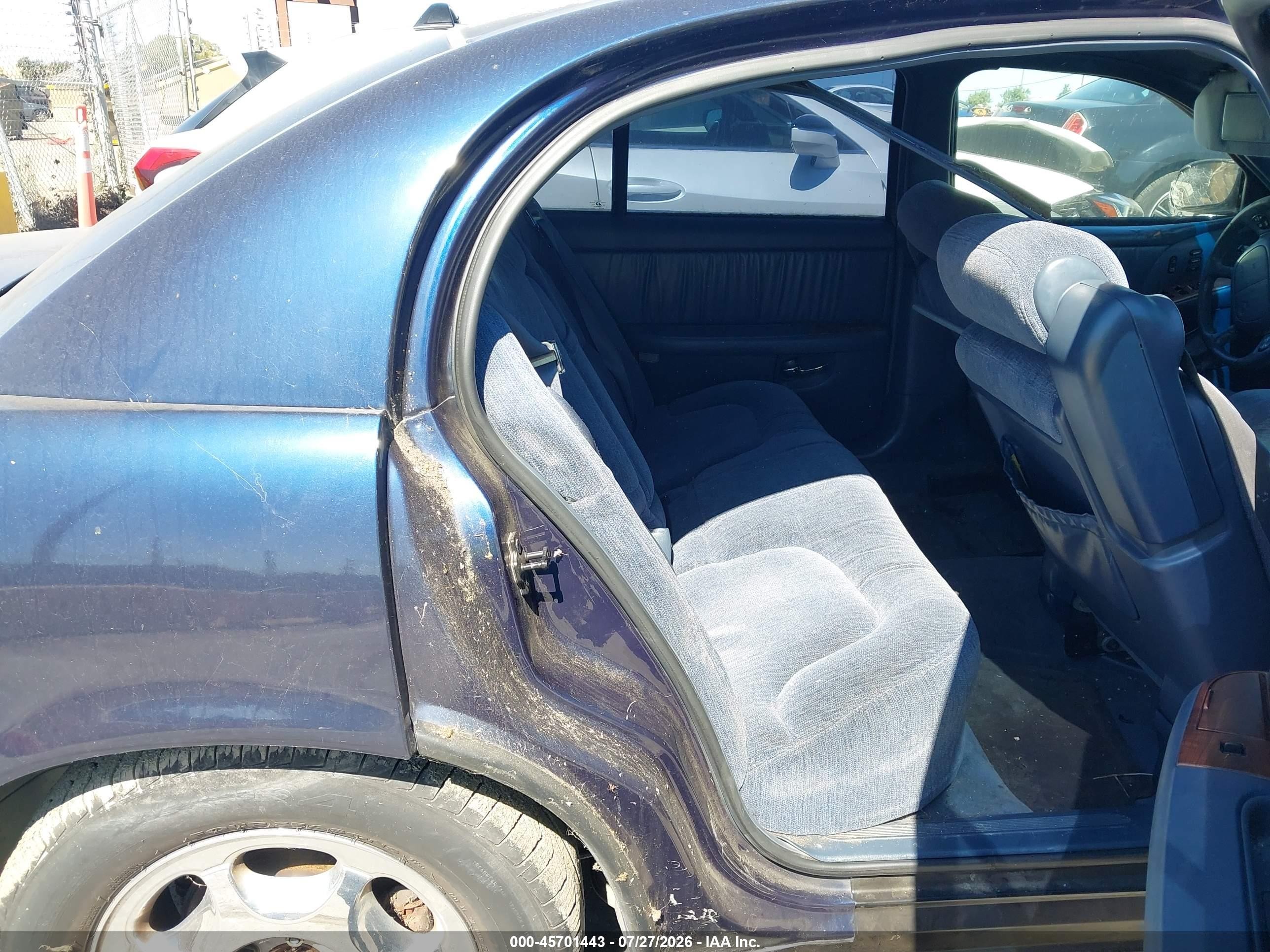 1999 Buick Park Avenue Sg Blue vin: 1G4CW52K3X4649989