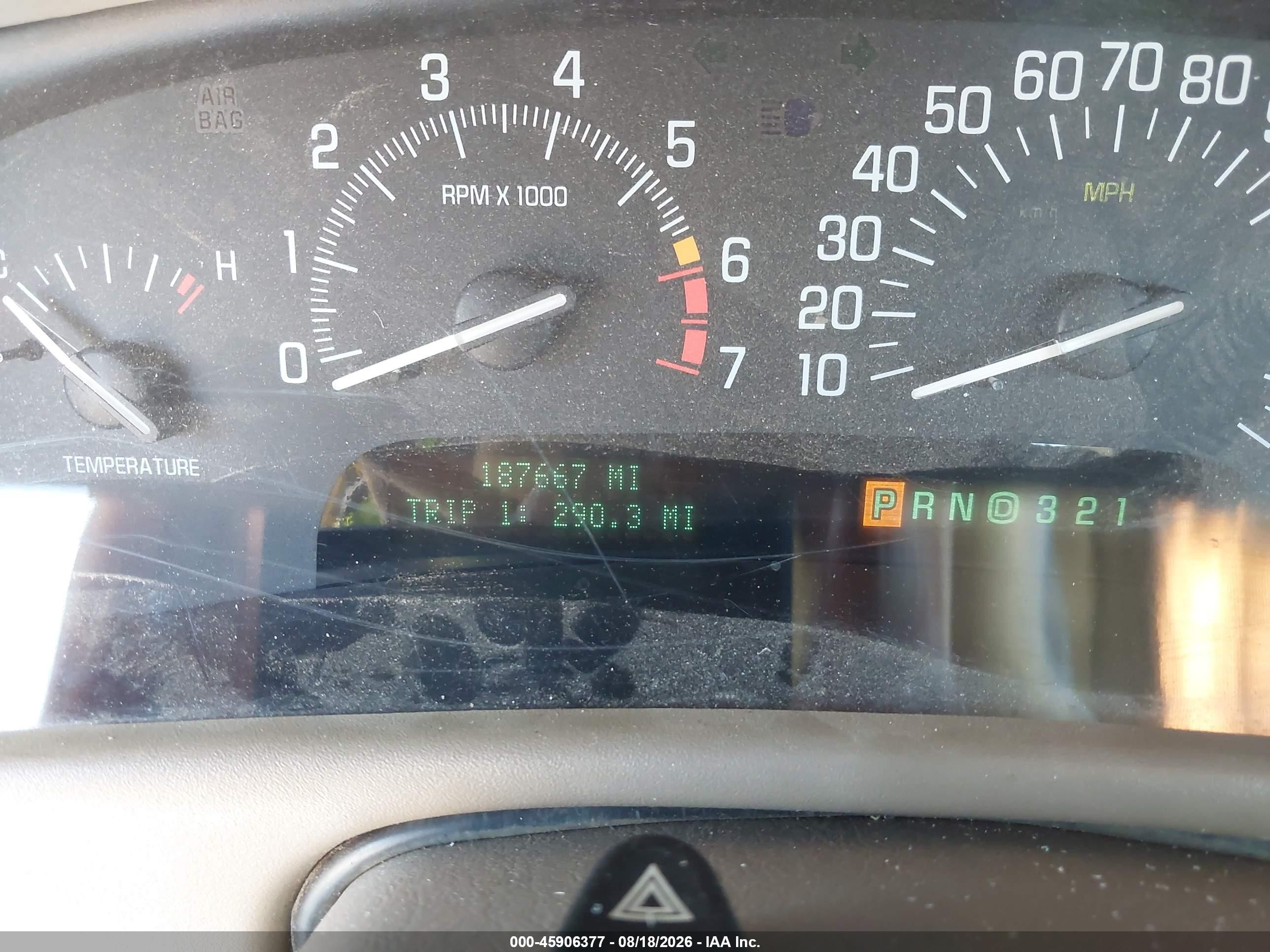 2000 Buick Park Avenue   Champagne vin: 1G4CW52K4Y4178808