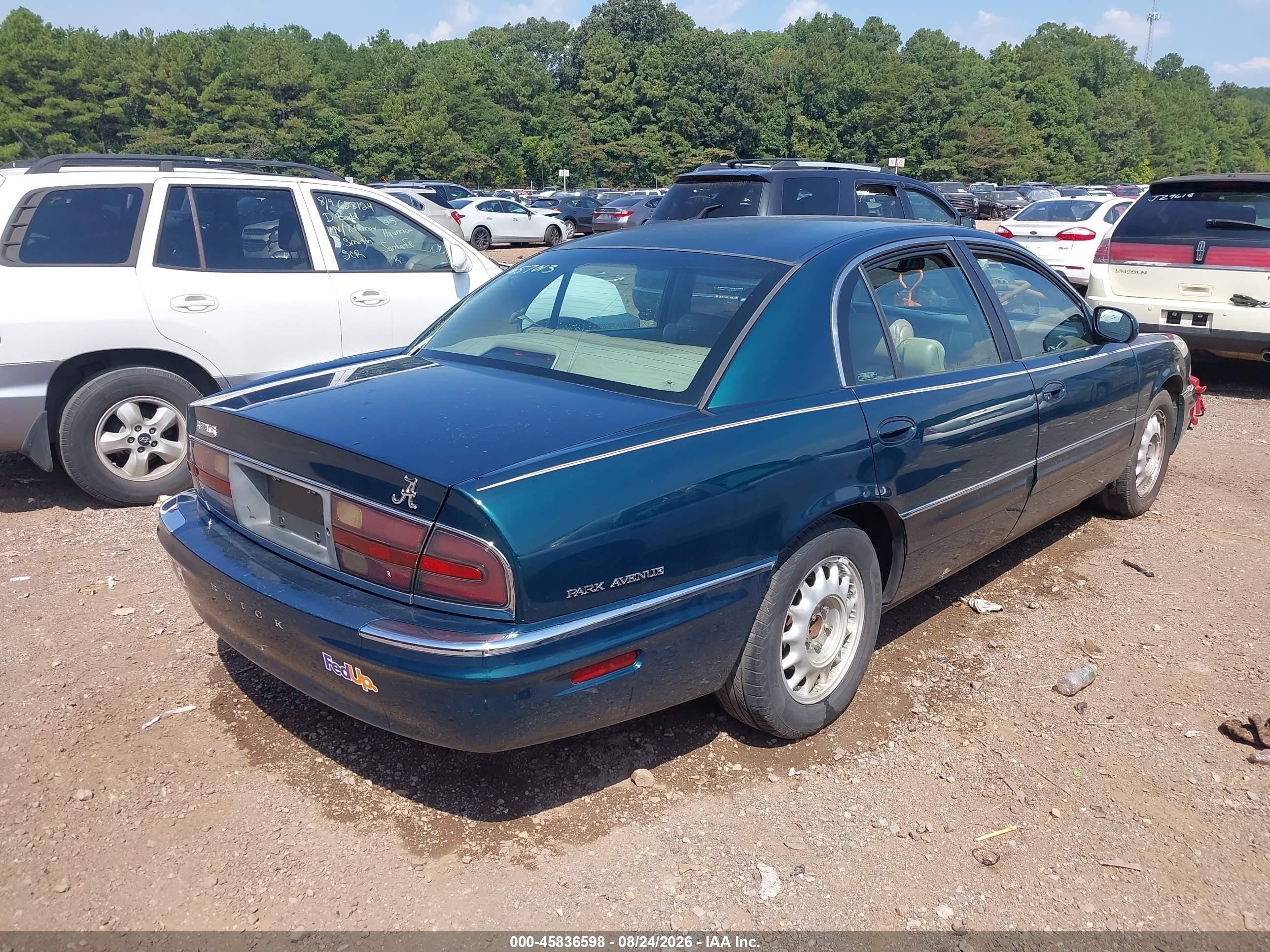 1999 Buick Park Avenue   Green vin: 1G4CW52K7X4657013