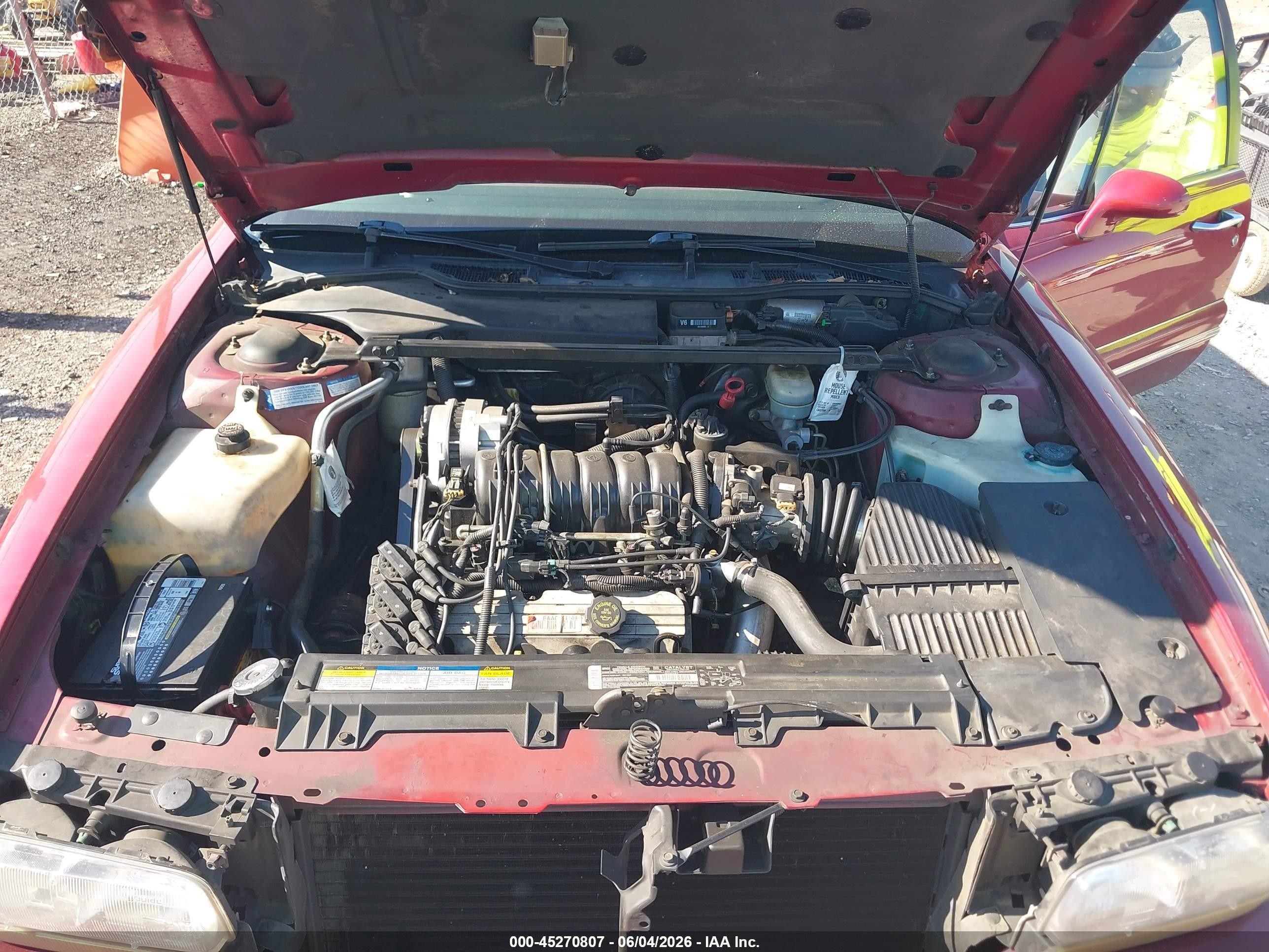1996 Buick Park Avenue   Burgundy vin: 1G4CW52K8TH634570