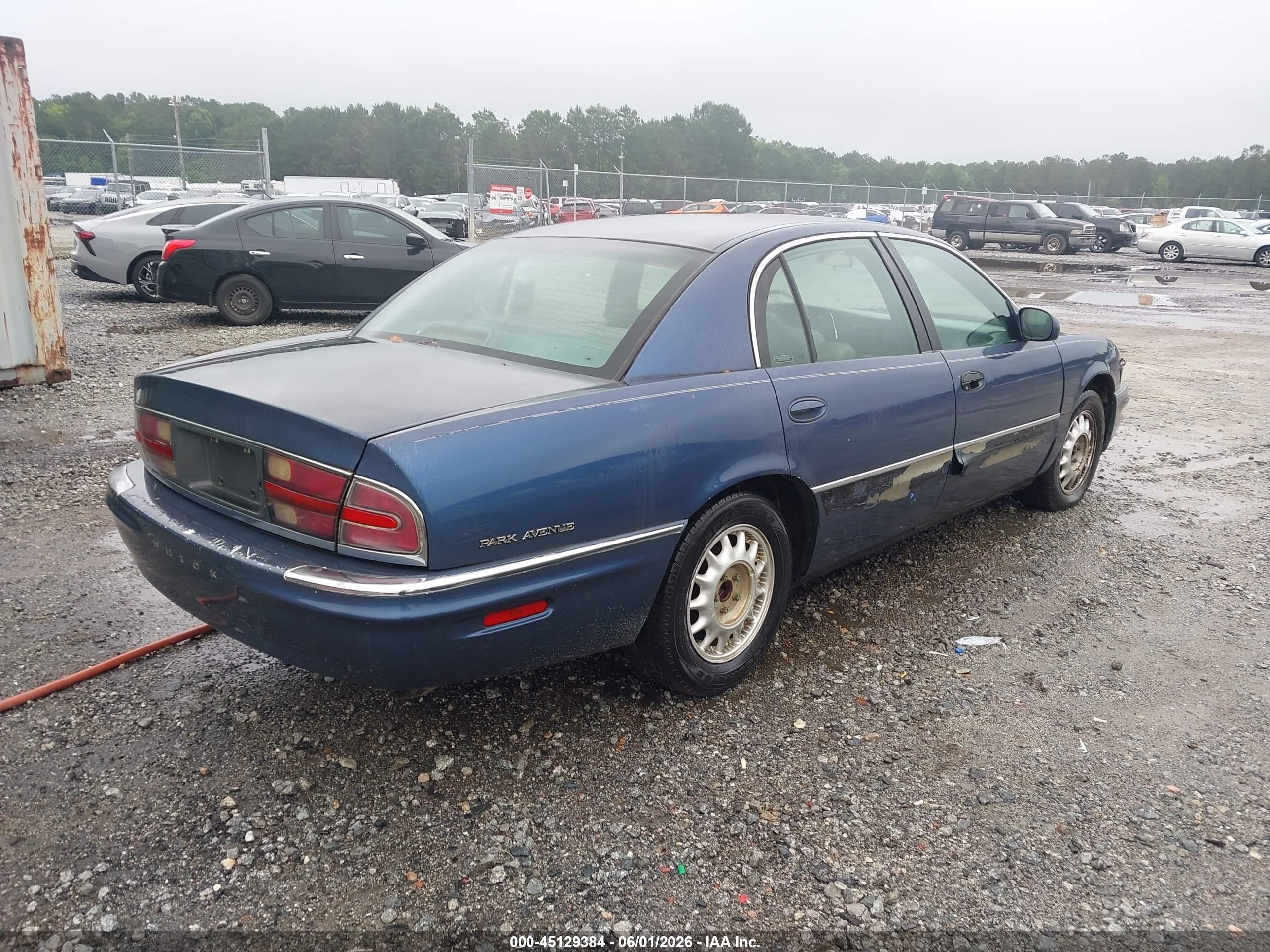 1997 Buick Park Avenue   Синий vin: 1G4CW52K9V4644163