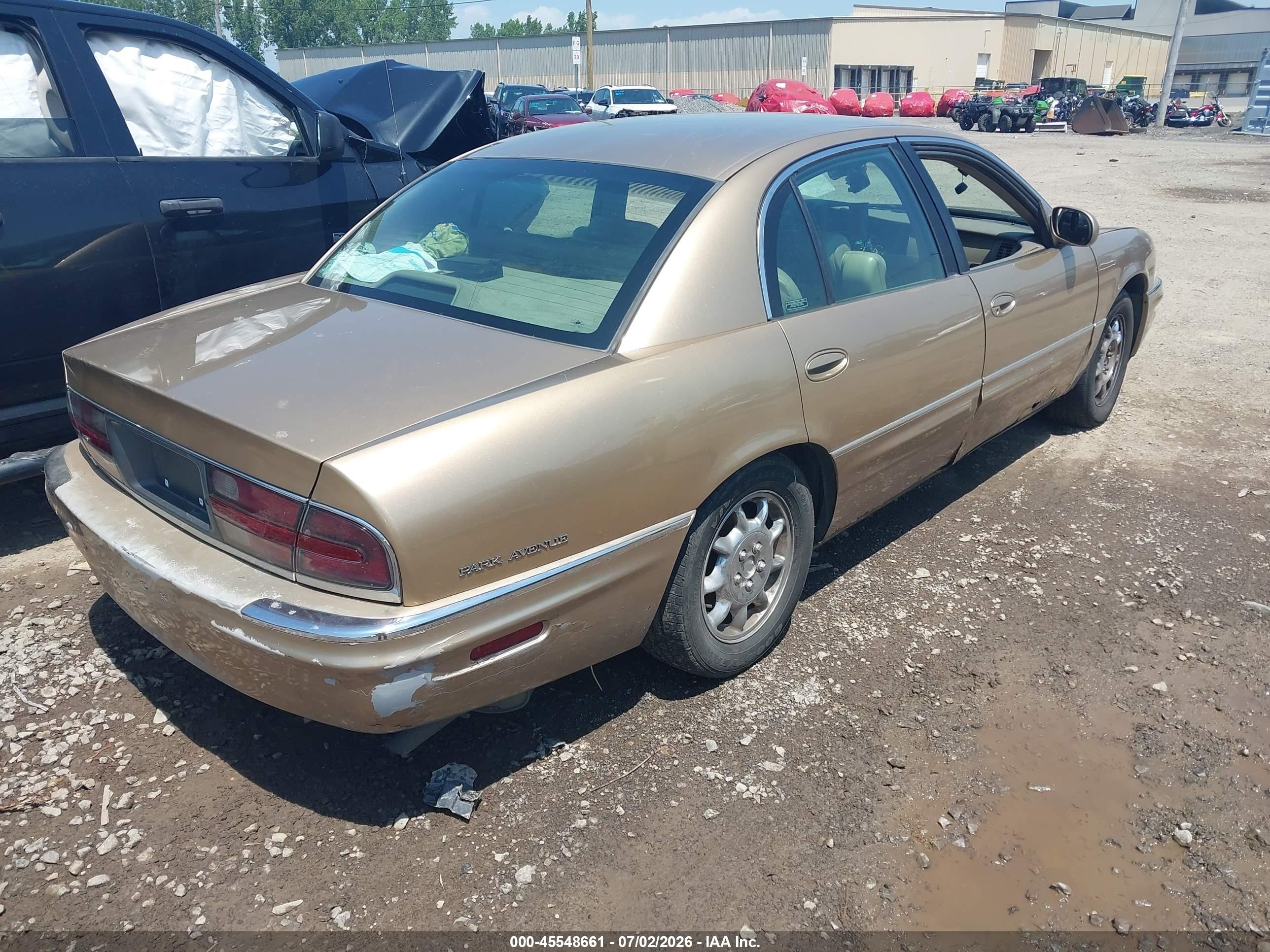 1999 Buick Park Avenue Gold vin: 1G4CW52K9X4639337