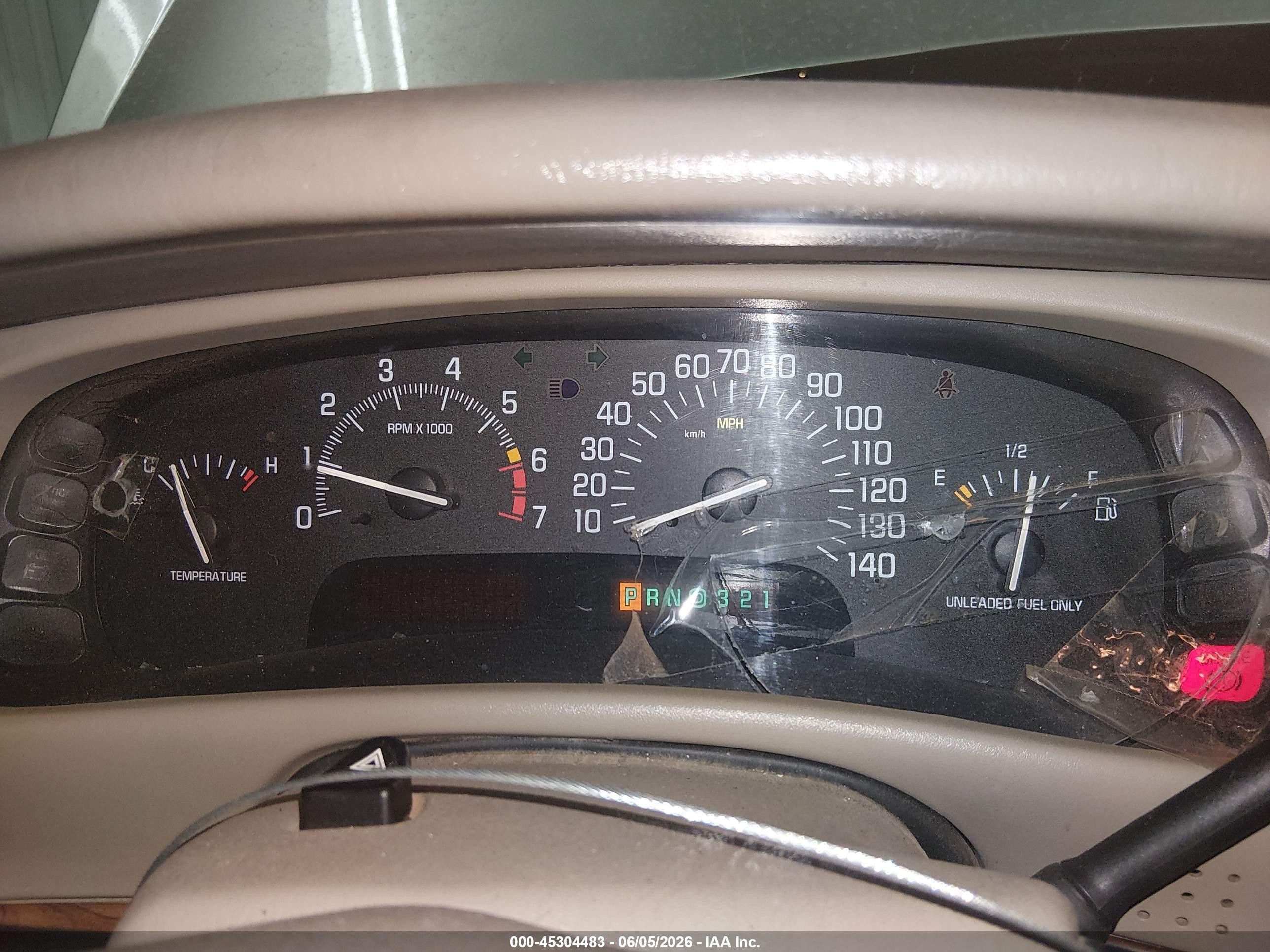 2000 Buick Park Avenue   Tan vin: 1G4CW52K9Y4217344