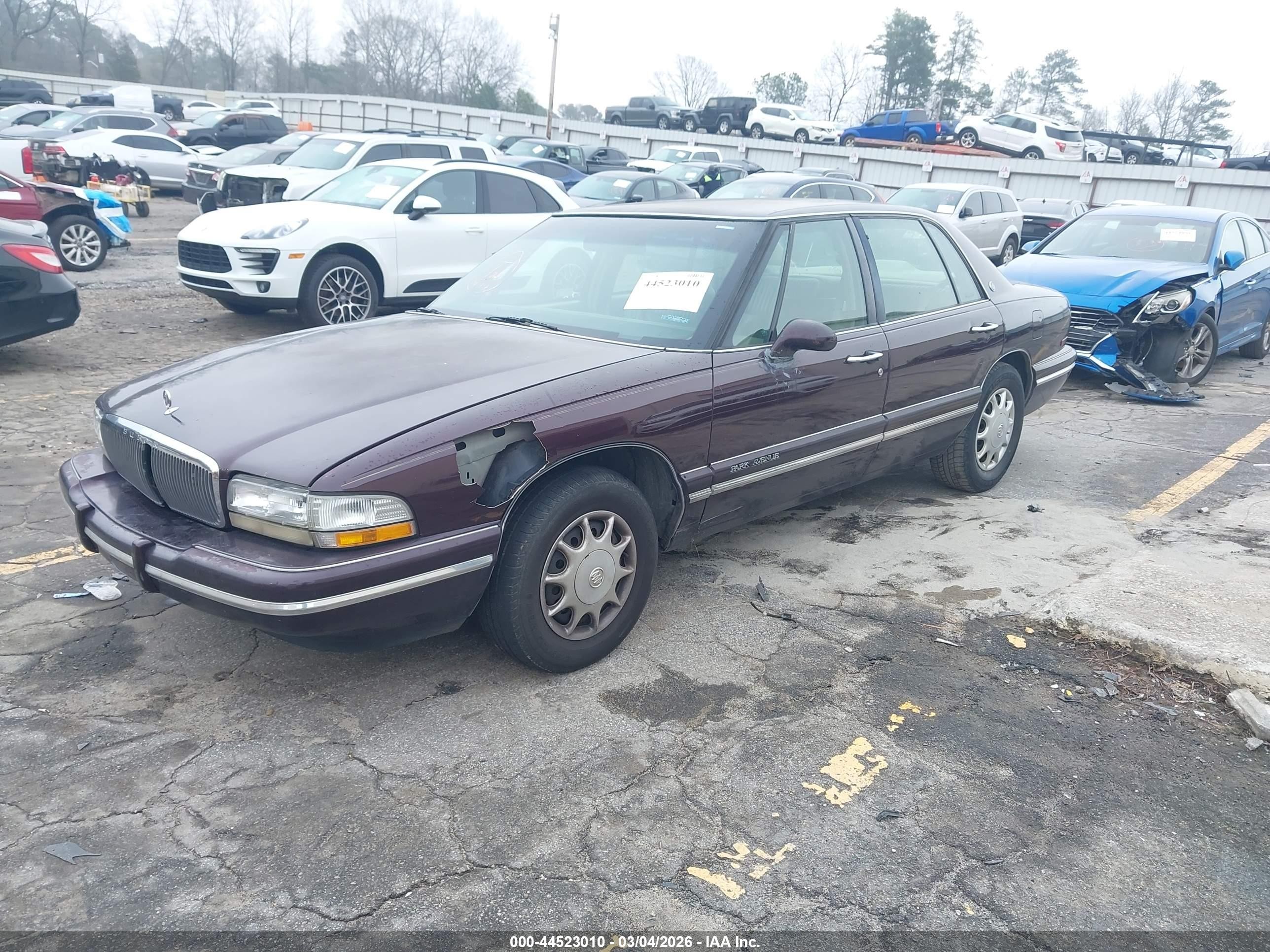 1996 Buick Park Avenue   Purple vin: 1G4CW52KXTH614112