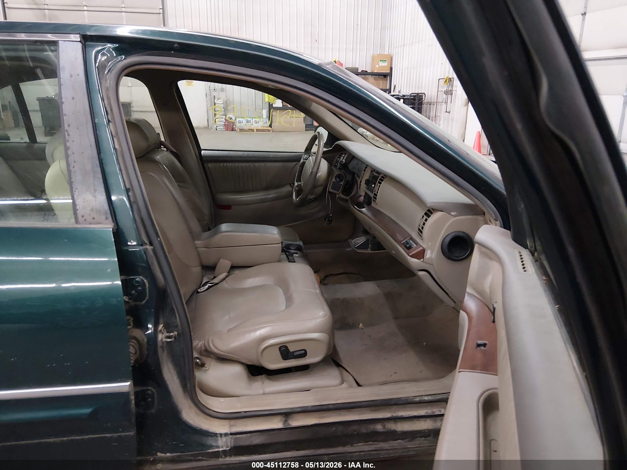 1999 Buick Park Avenue   Green vin: 1G4CW52KXX4608968