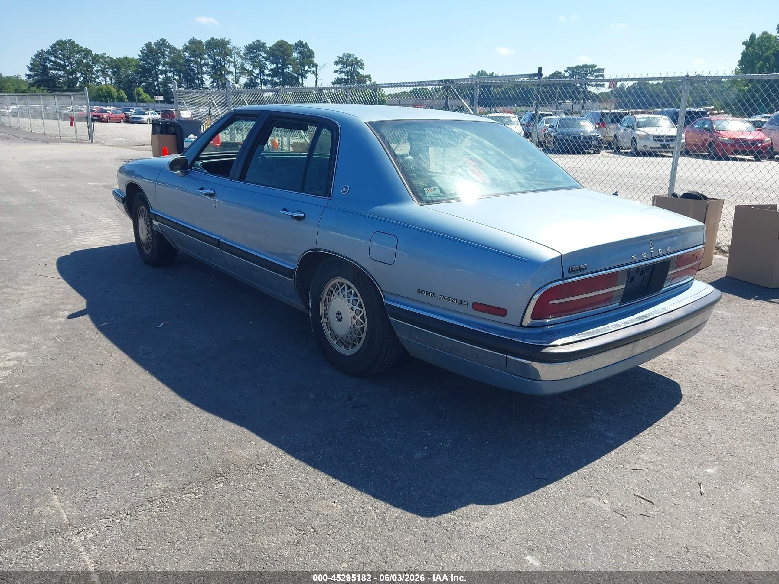 1992 Buick Park Avenue   Blue vin: 1G4CW53L3N1659928
