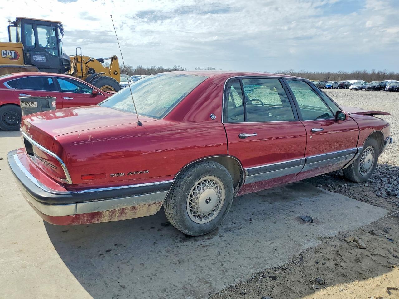 1993 Buick Park Avenue Red vin: 1G4CW53L6P1615795