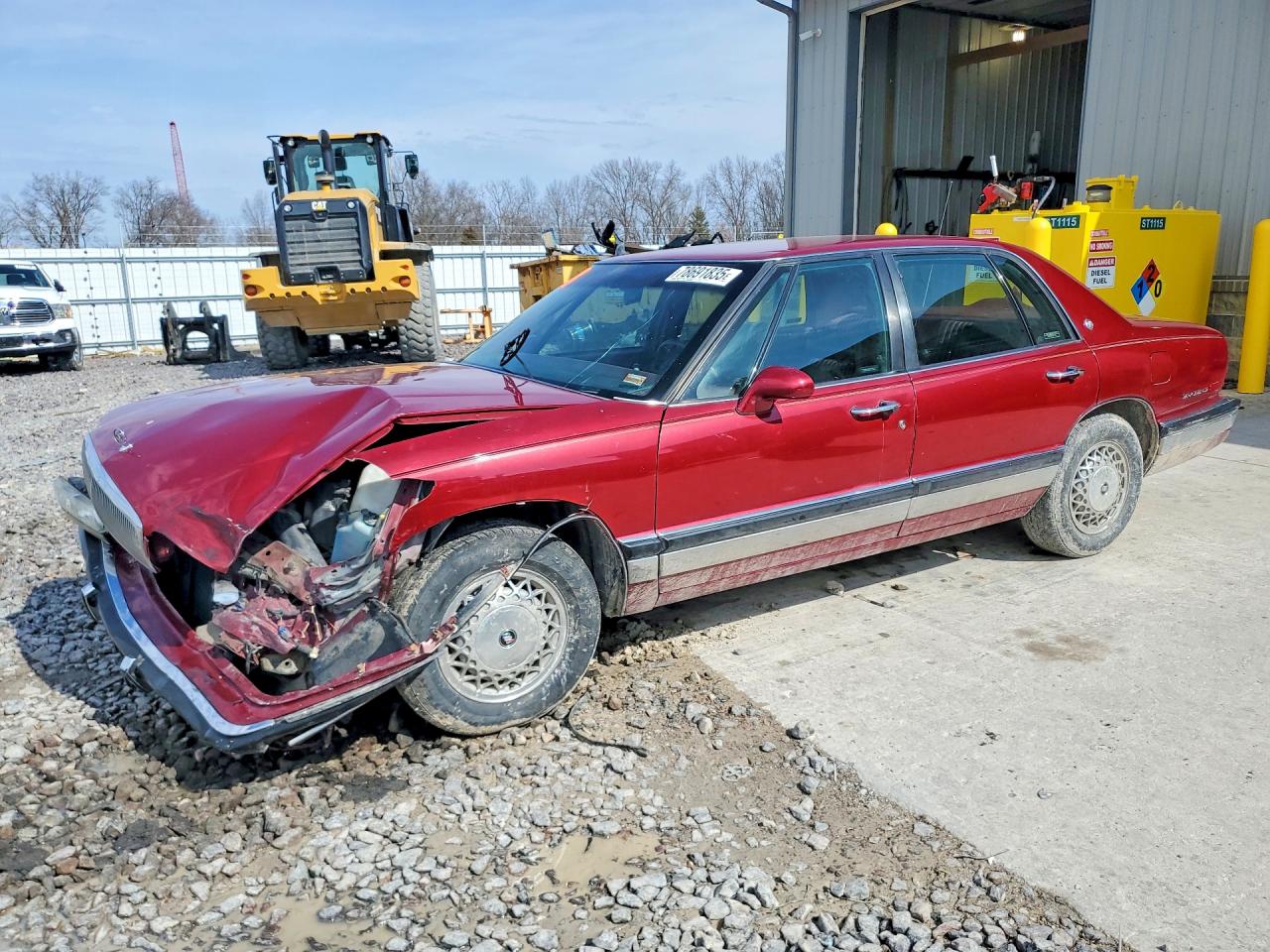 1993 Buick Park Avenue Red vin: 1G4CW53L6P1615795