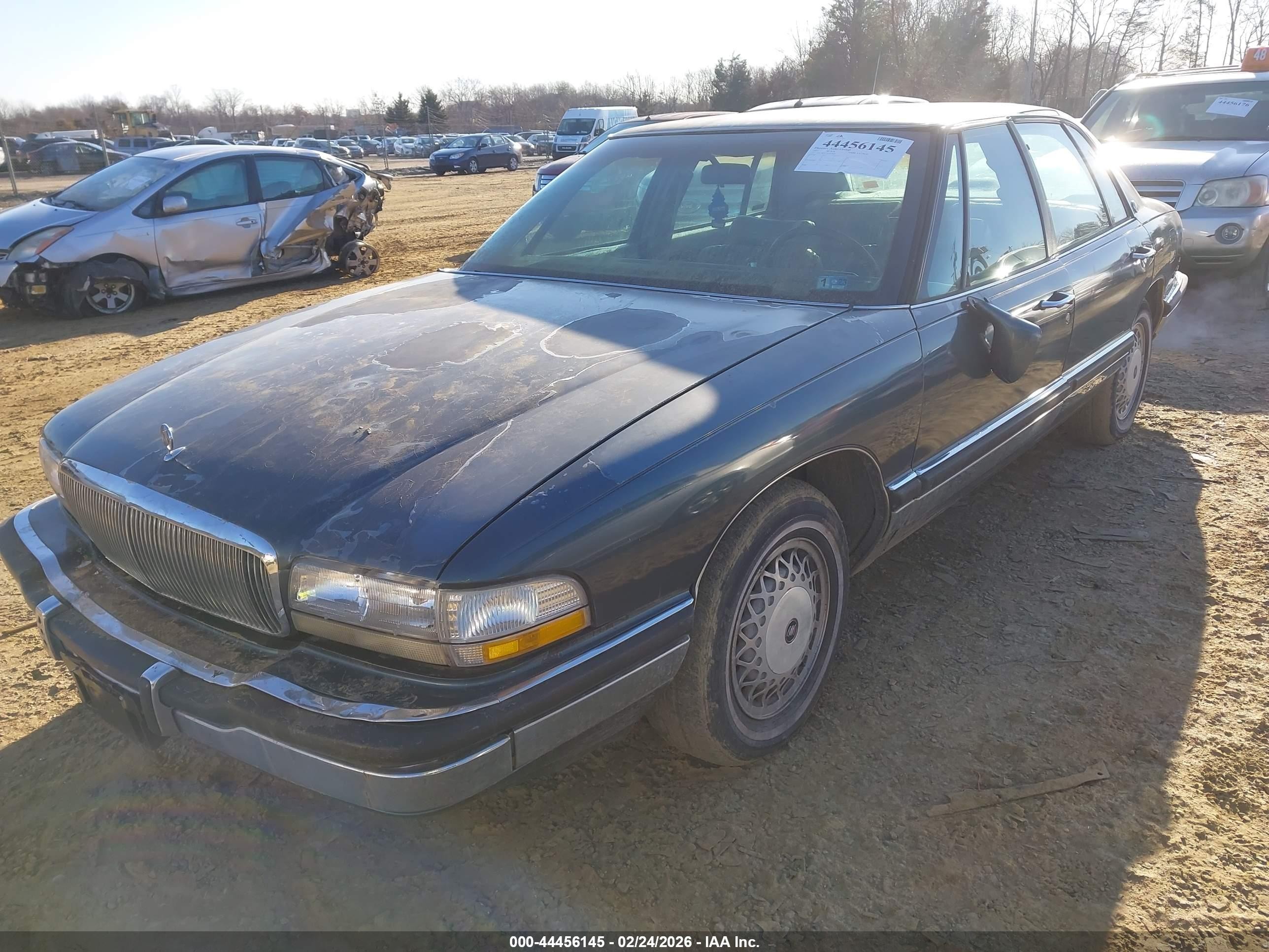 1992 Buick Park Avenue   Green vin: 1G4CW53L7N1619979