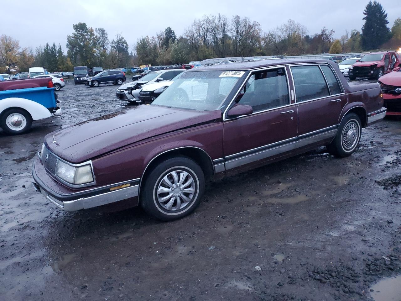 1989 Buick Electra Park Avenue Red vin: 1G4CW54CXK1633398